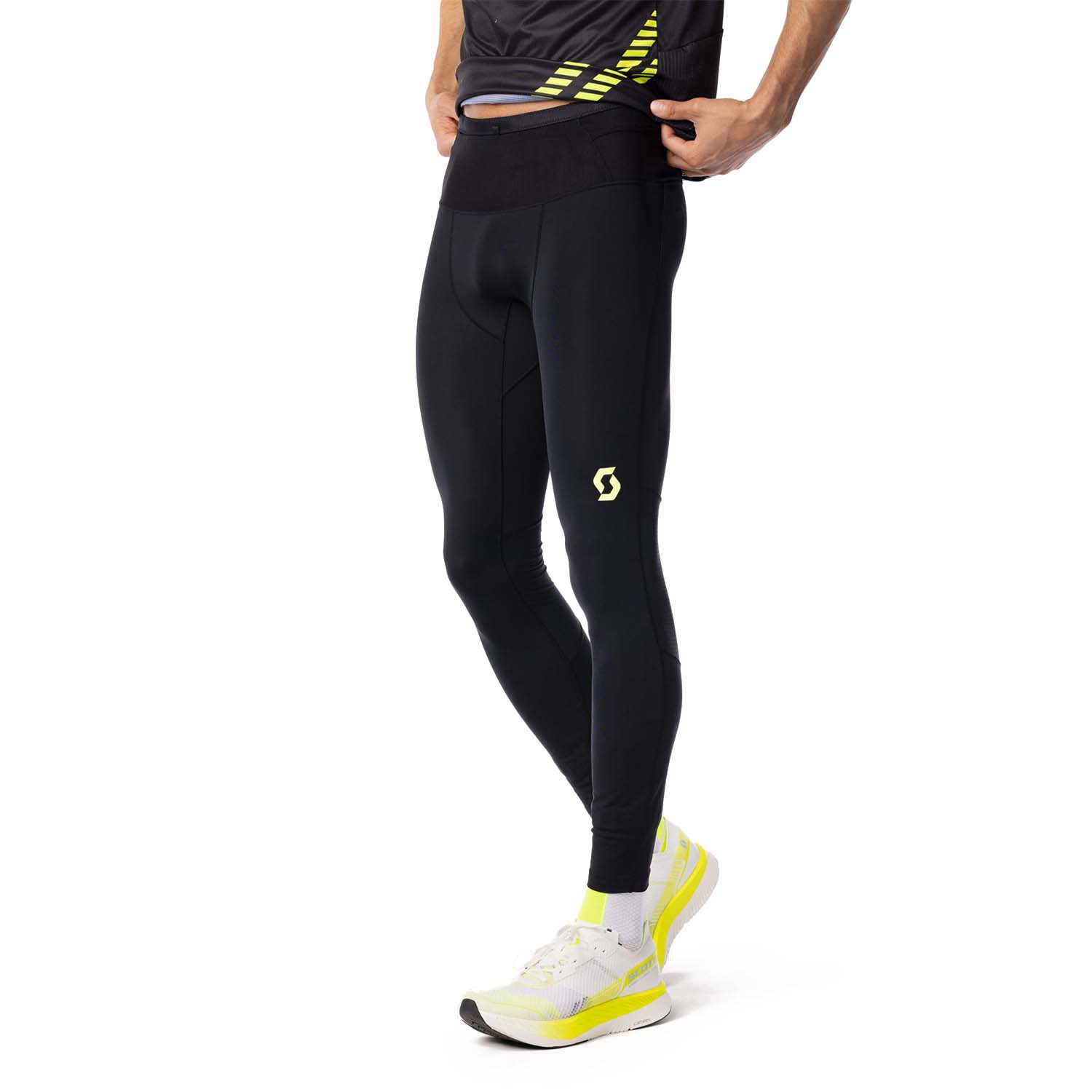 Scott RC Run Tights Black/Yellow