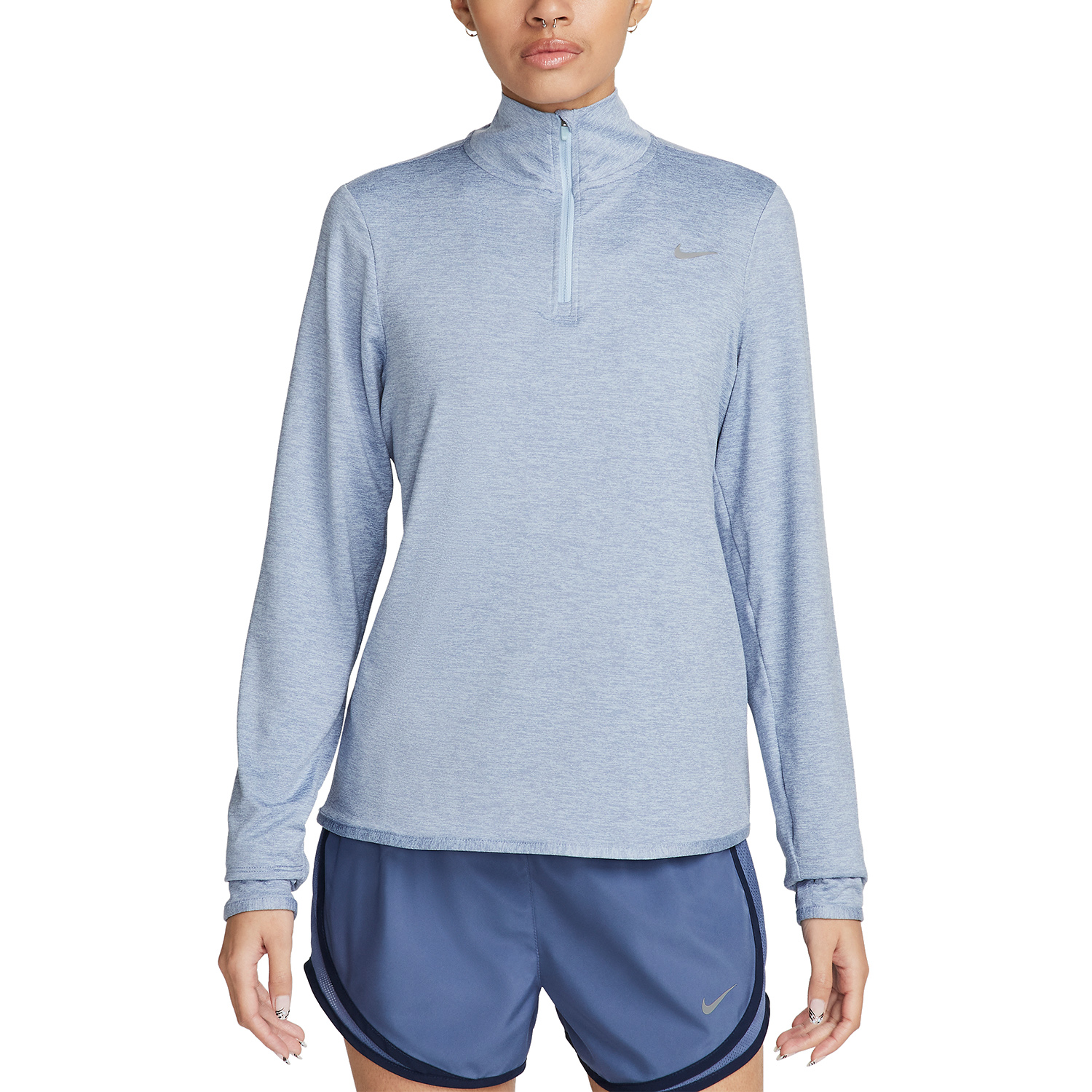 Nike Element Maglia Light Armory Blue/Reflective Silver