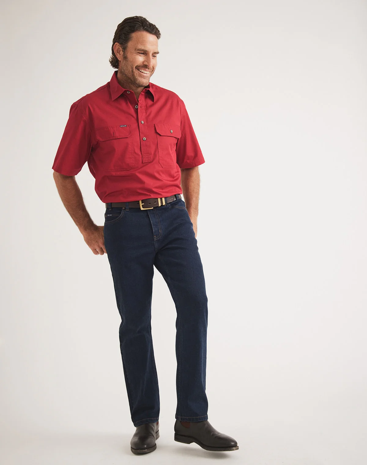 Burton Workshirt - Half Button Short Sleeve Light Weight