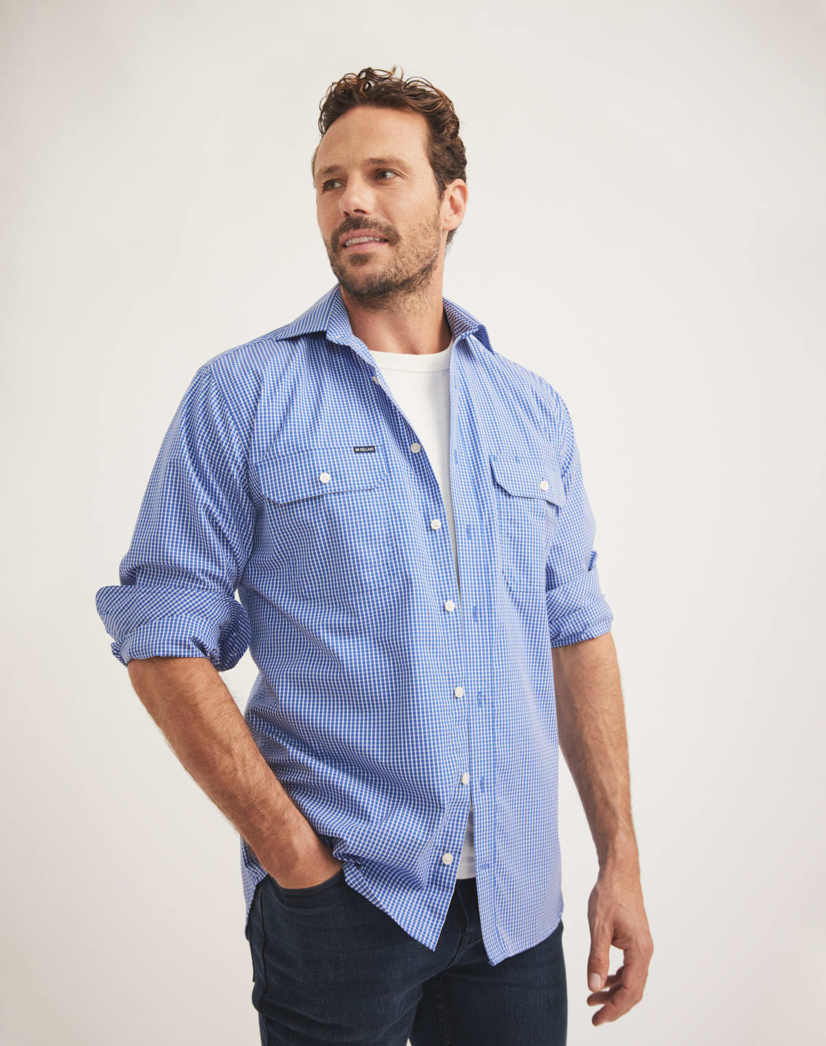 Harvester Long Sleeve Shirt - Thames