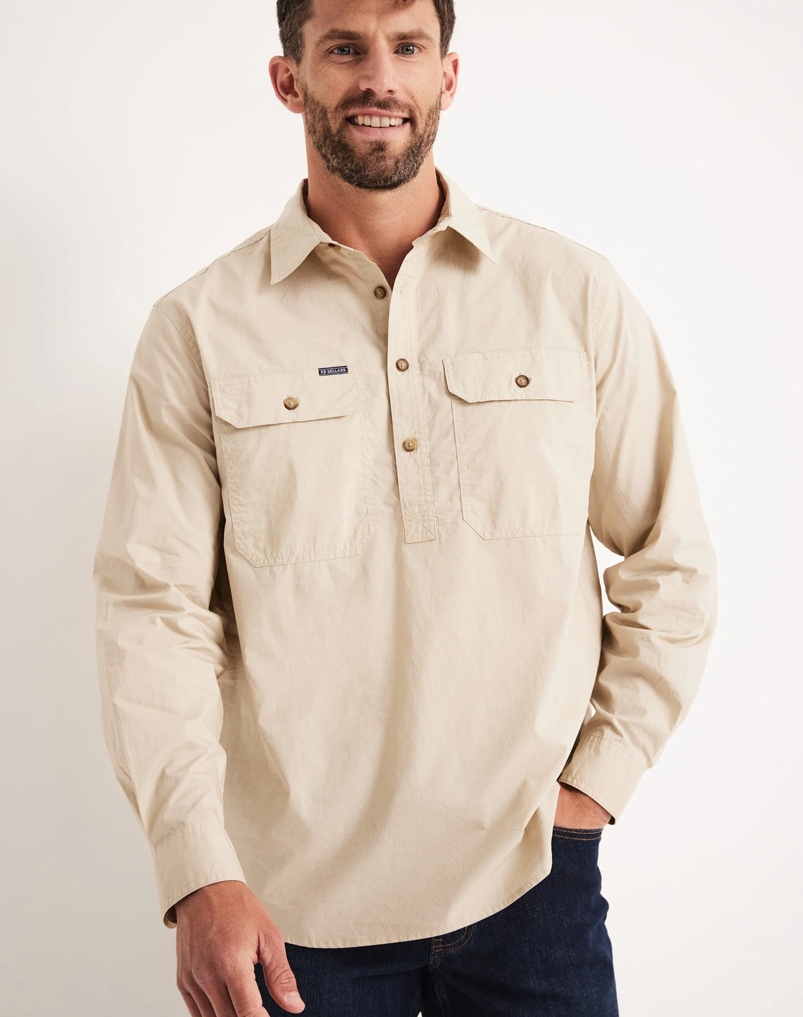 Territory Shirt - Long Sleeve Light Weight - Australian Cotton