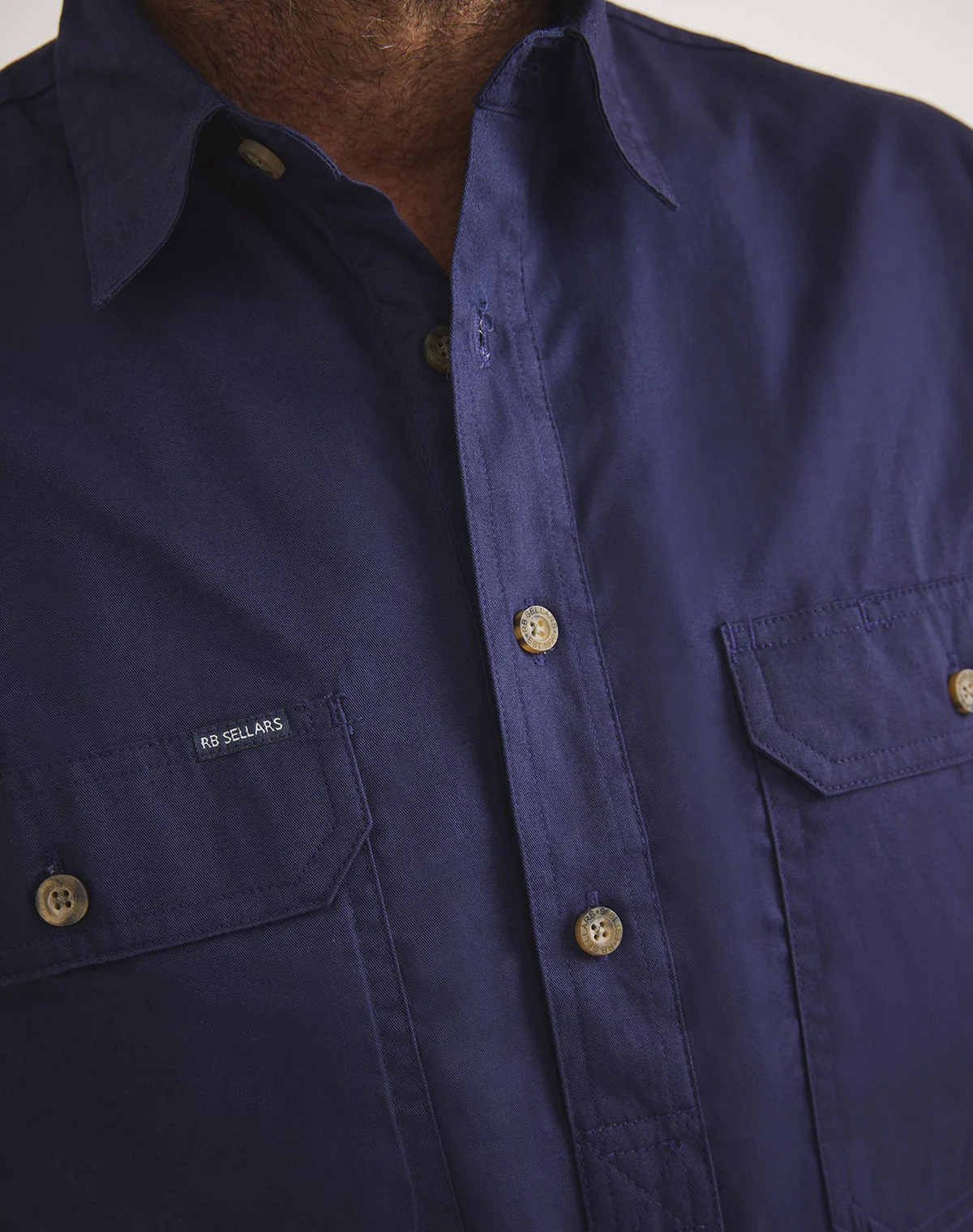 Burton Workshirt - Half Button Long Sleeve Heavy Weight - Ltd