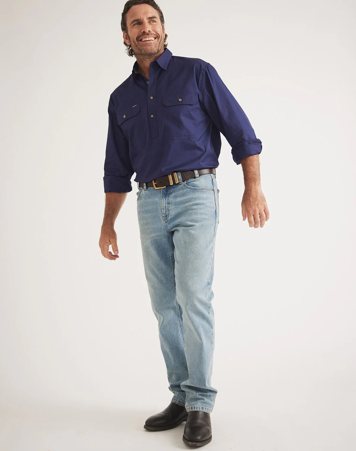 Burton Workshirt - Half Button Long Sleeve Light Weight