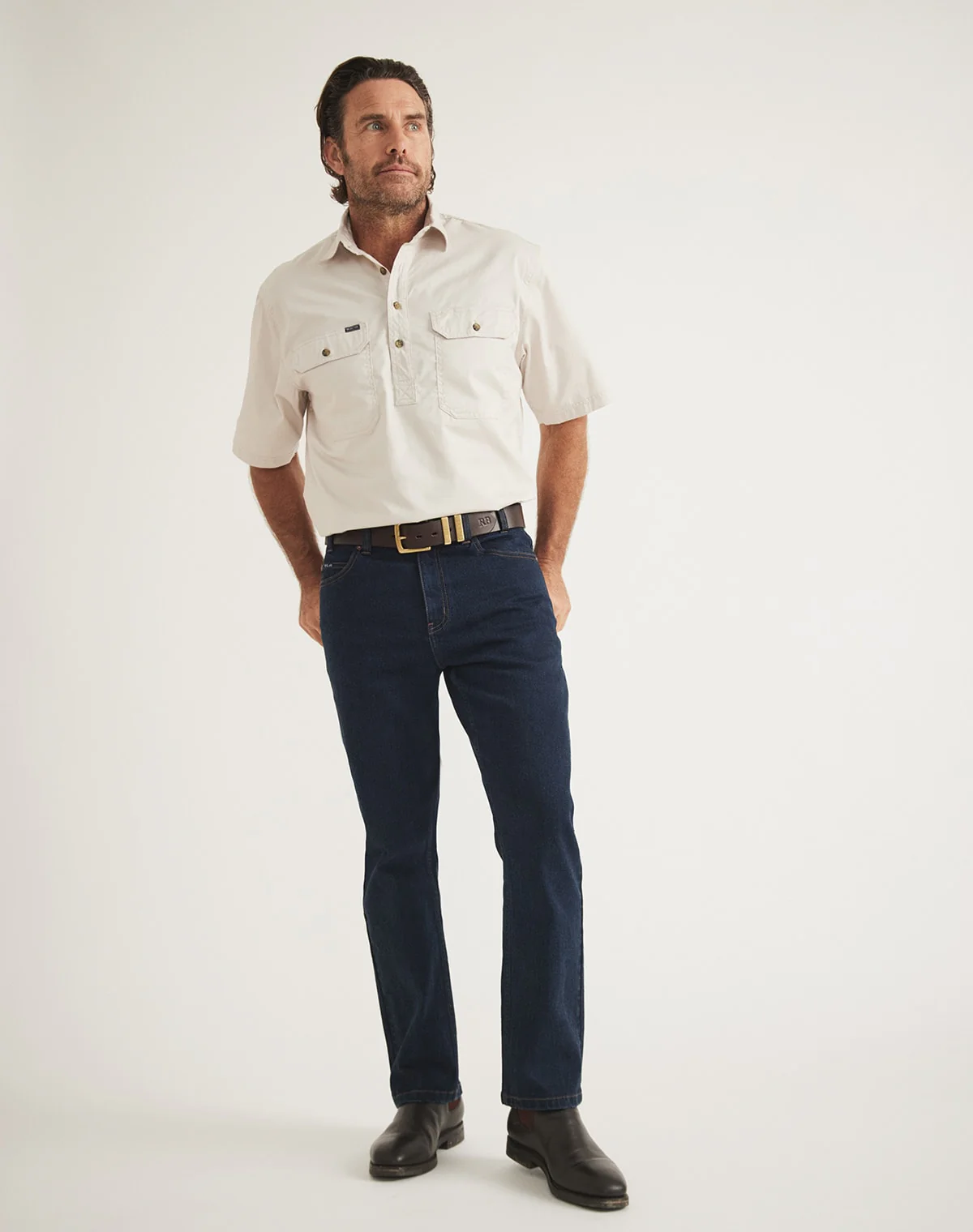 Burton Workshirt - Half Button Short Sleeve Mid Weight - Ltd