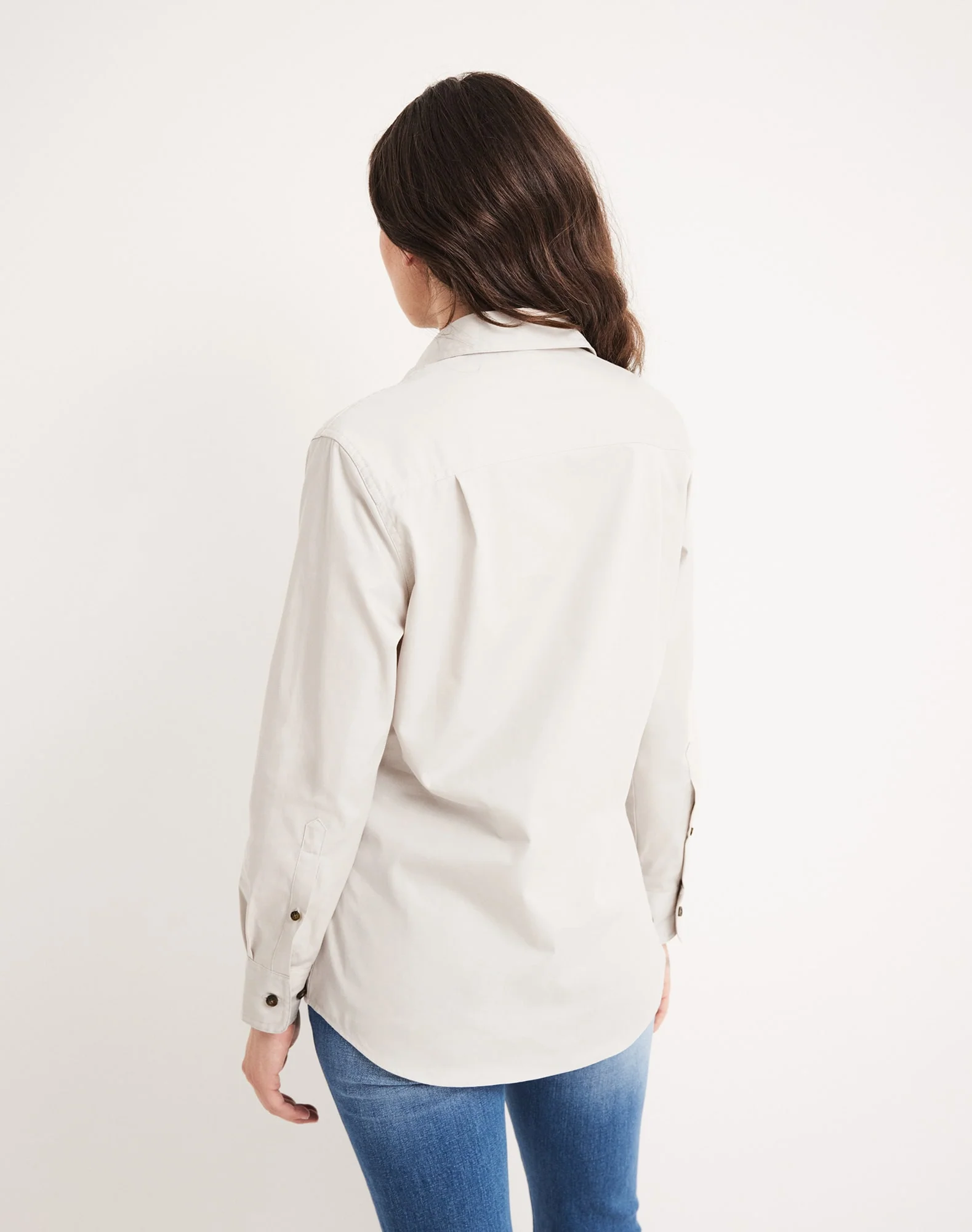 Sandy Workshirt - Full Button Long Sleeve Light Weight - Australian Cotton