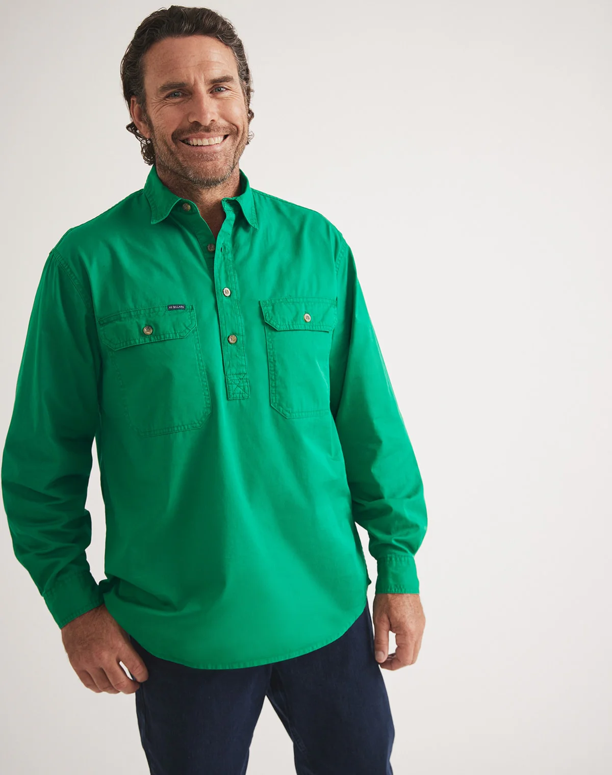 Burton Workshirt - Half Button Long Sleeve Light Weight