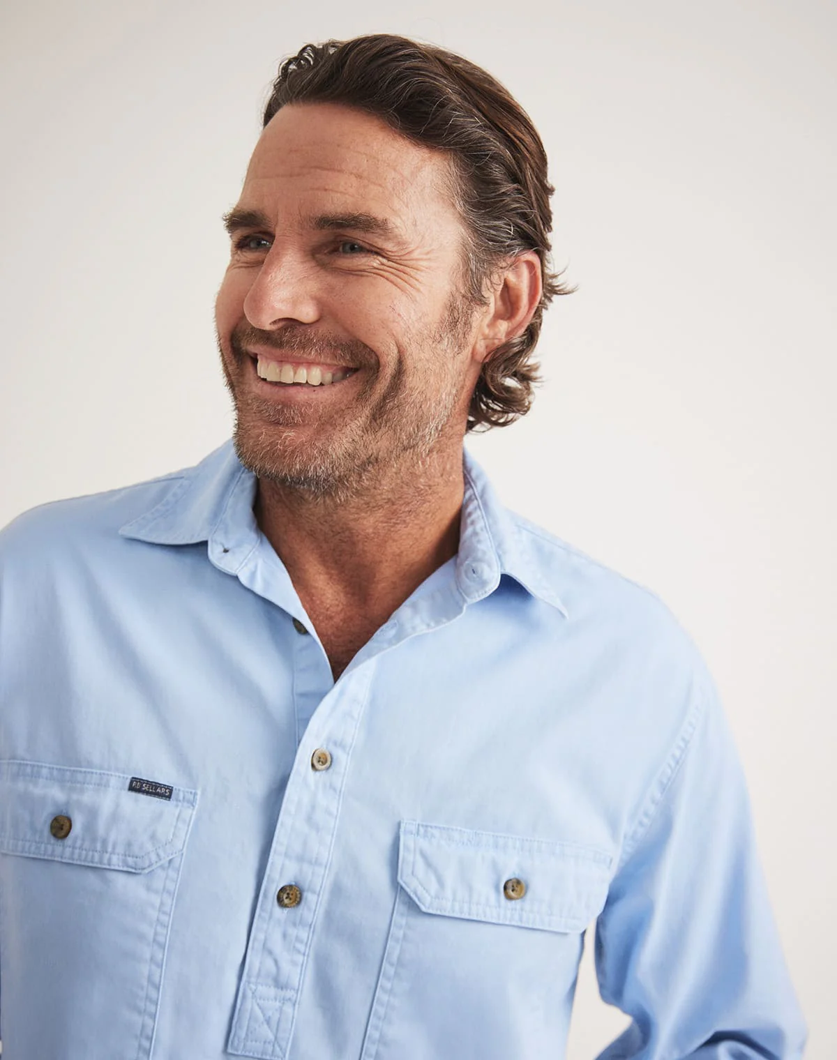 Burton Workshirt - Half Button Long Sleeve Mid Weight