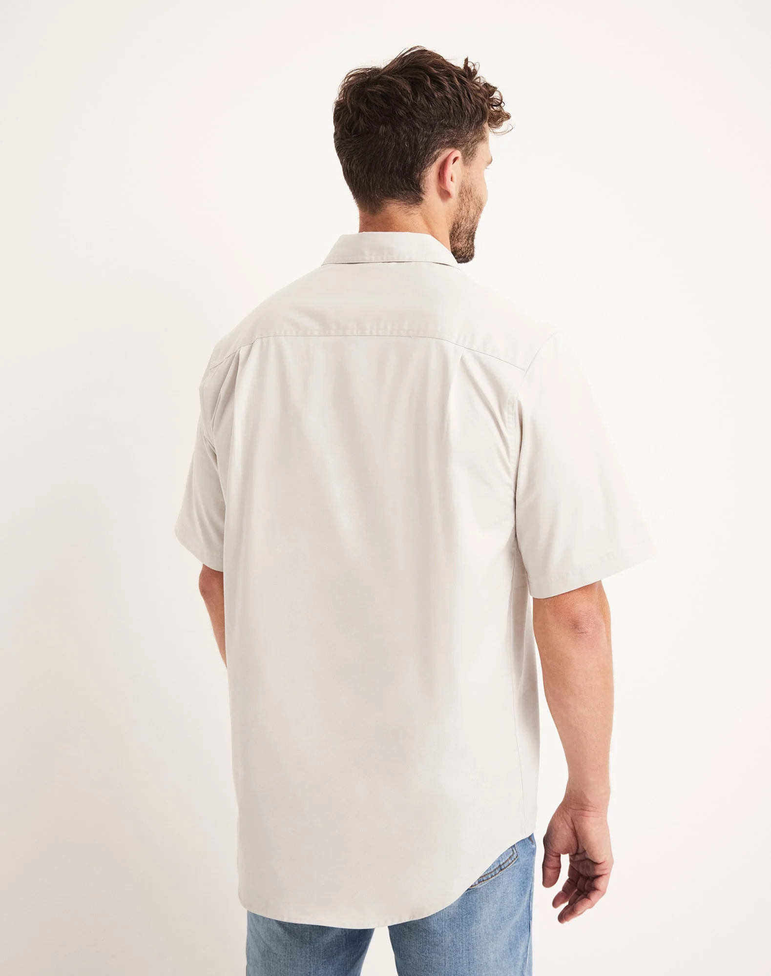 Burton Workshirt - Half Button Short Sleeve Light Weight - Australian Cotton