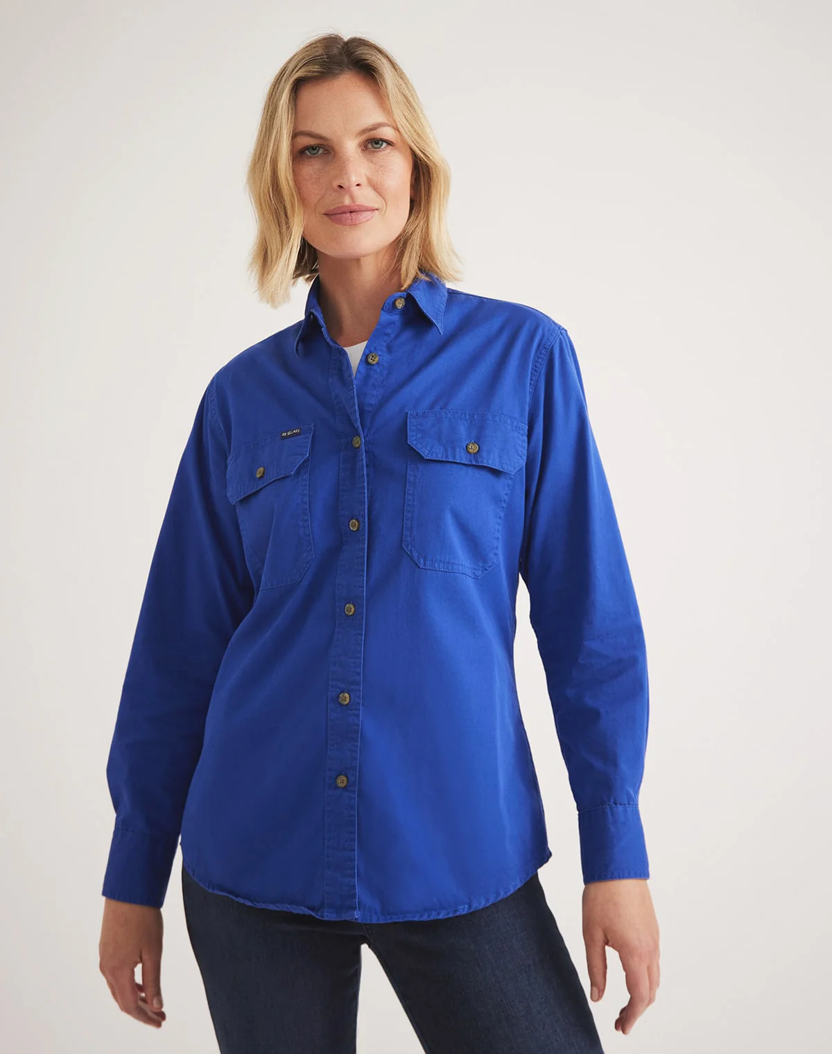 Sandy Workshirt - Full Button Long Sleeve Light Weight