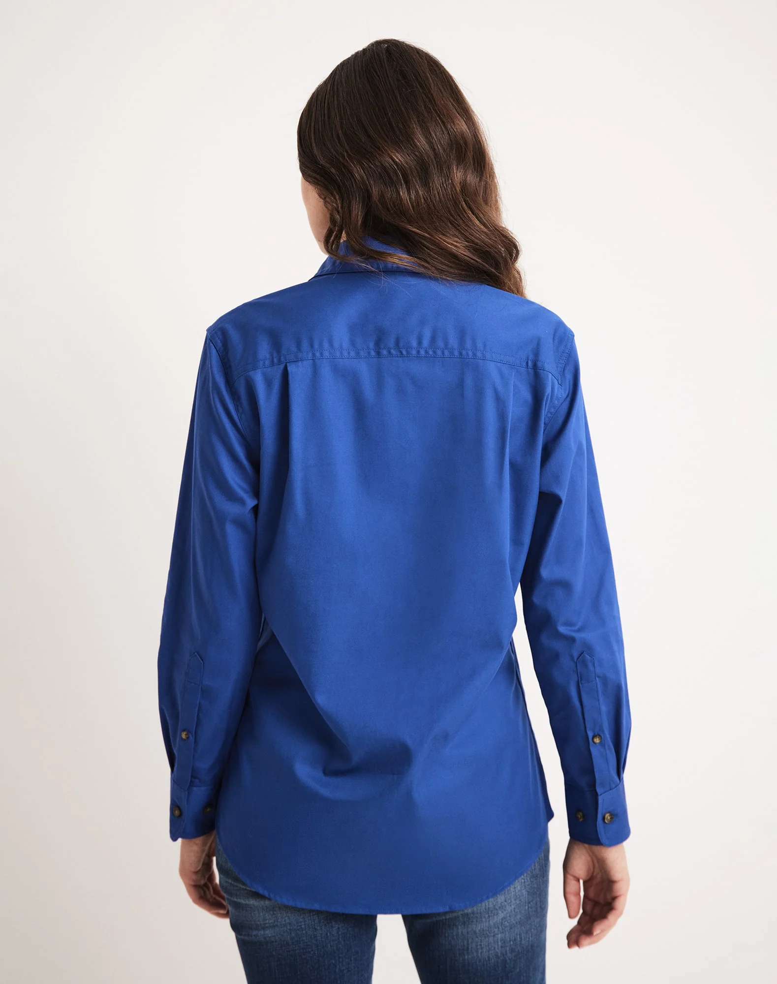 Sandy Workshirt - Full Button Long Sleeve Light Weight - Australian Cotton