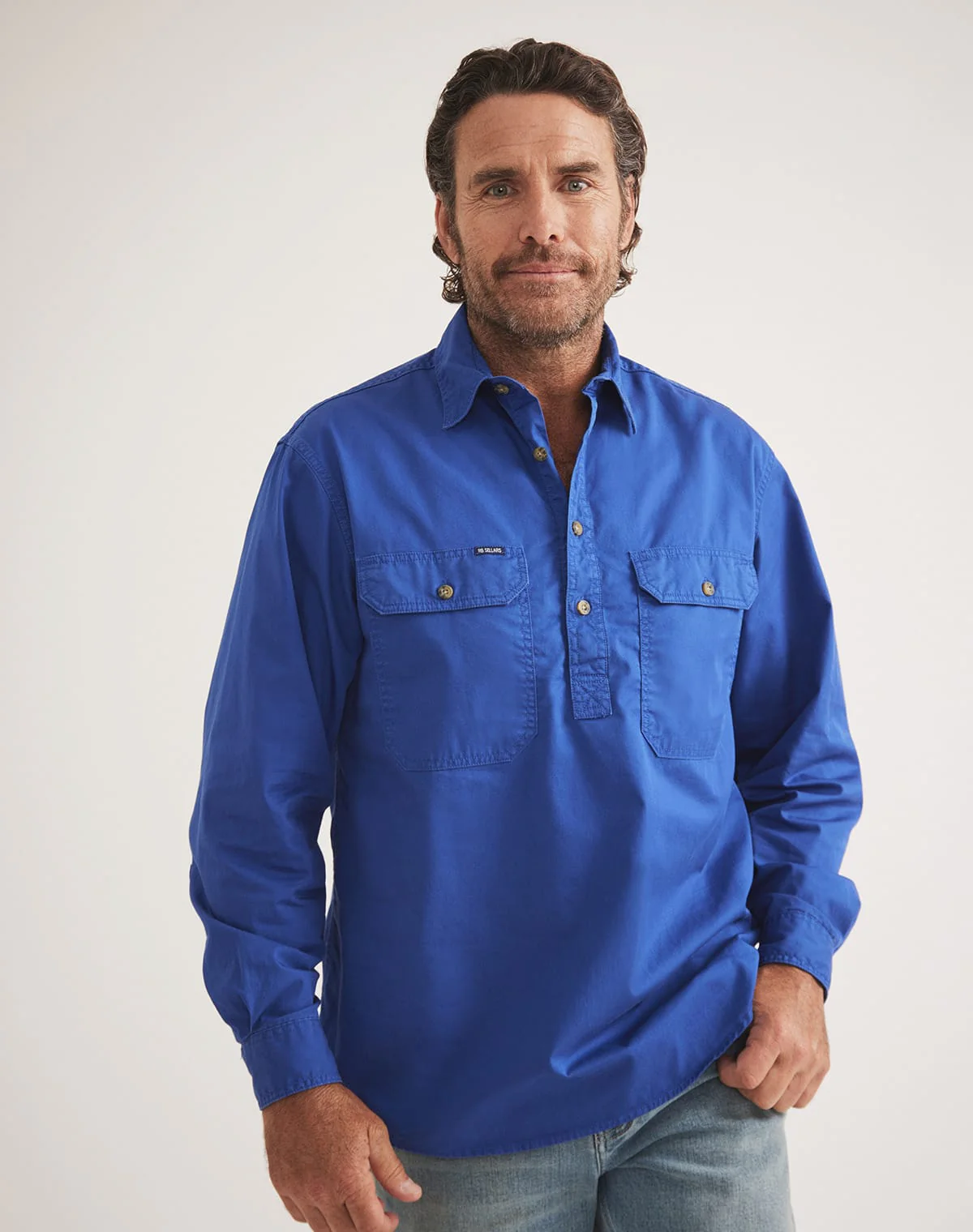 Burton Workshirt - Half Button Long Sleeve Heavy Weight - Ltd