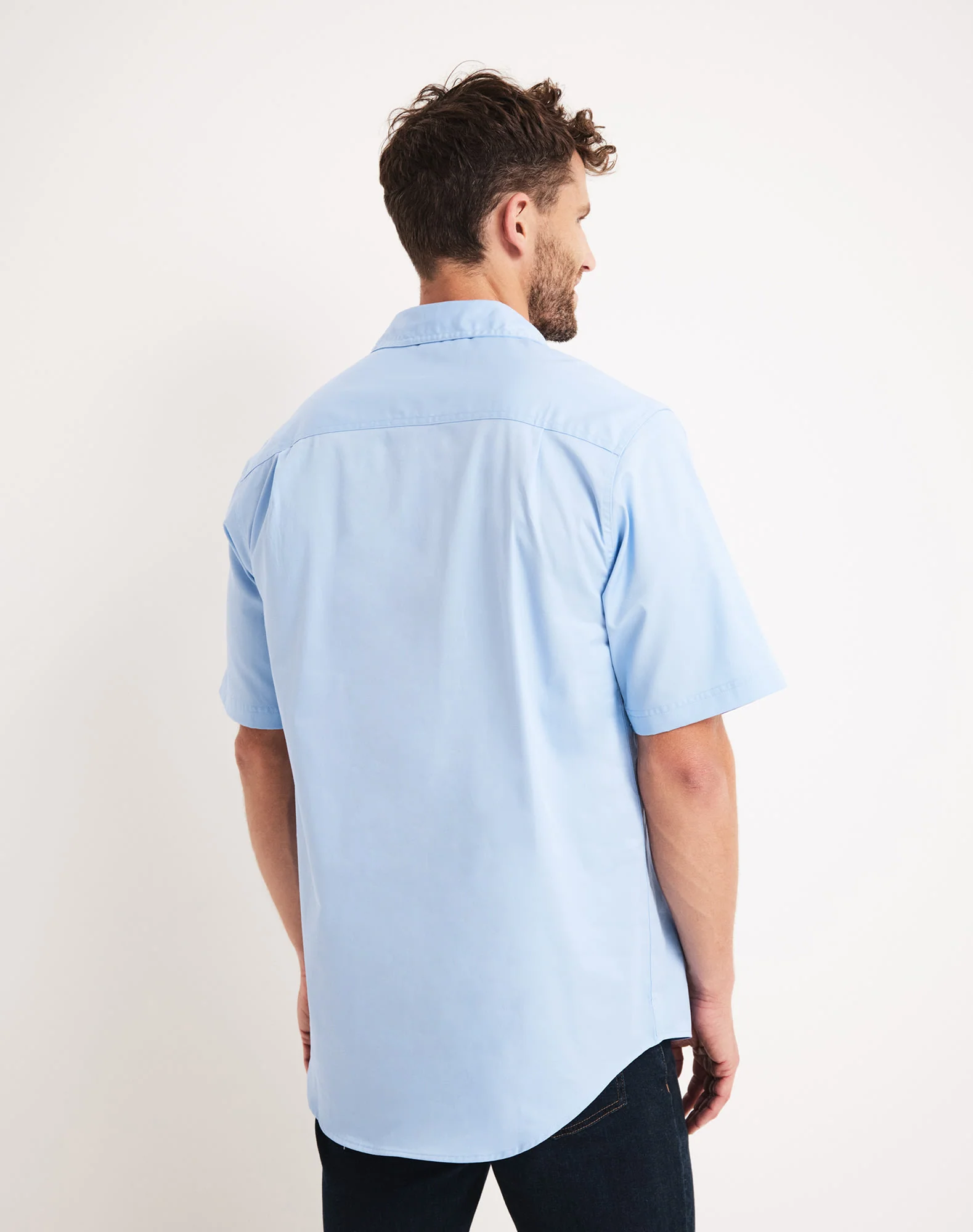 Burton Workshirt - Half Button Short Sleeve Light Weight - Australian Cotton