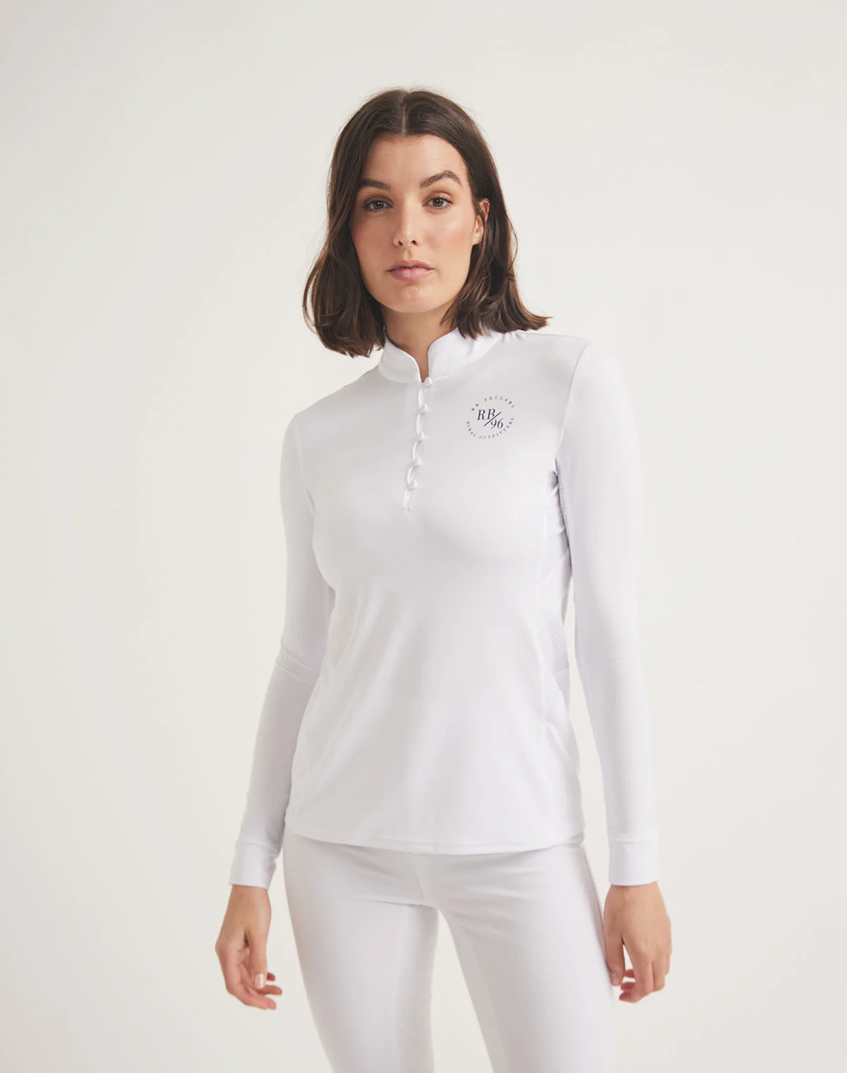 Sarina Half Button Base Layer Top