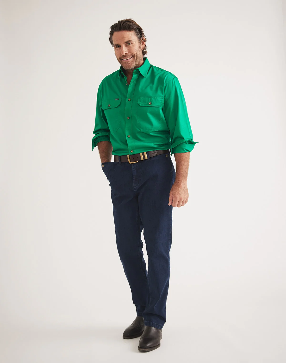 Burton Workshirt - Full Button Long Sleeve Mid Weight