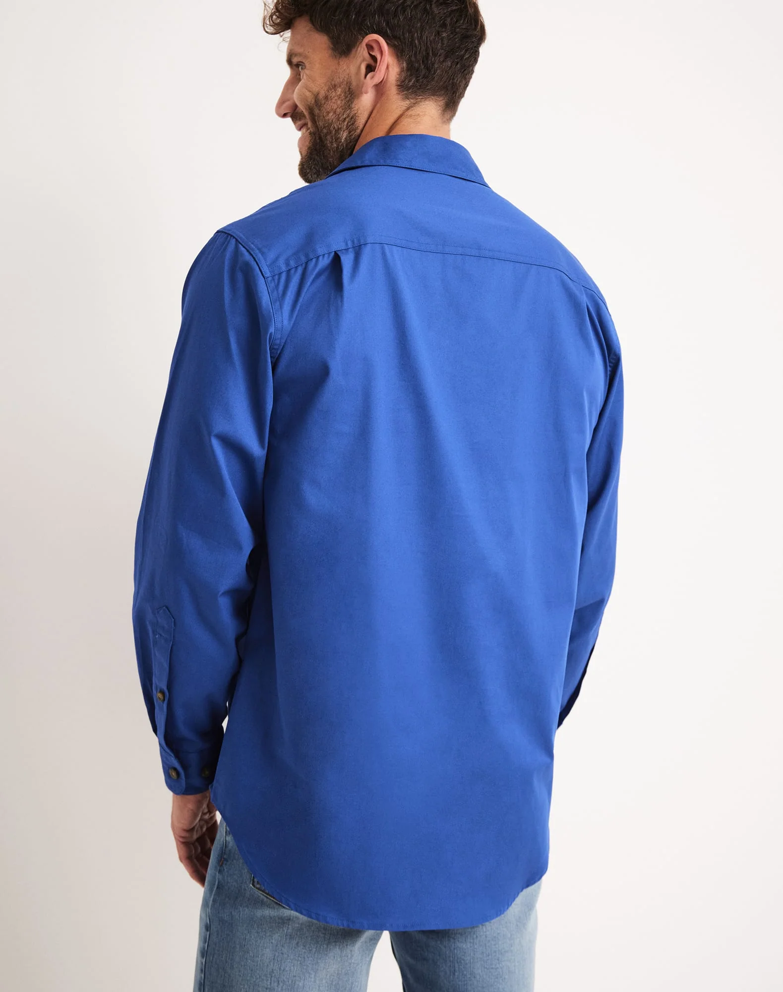Burton Workshirt - Full Button Long Sleeve Mid Weight - Australian Cotton