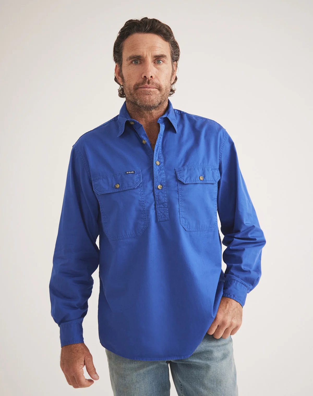 Burton Workshirt - Half Button Long Sleeve Light Weight