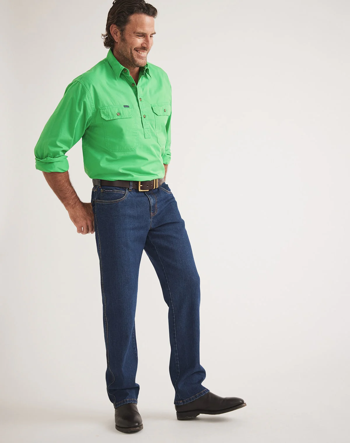 Burton Workshirt - Half Button Long Sleeve Light Weight