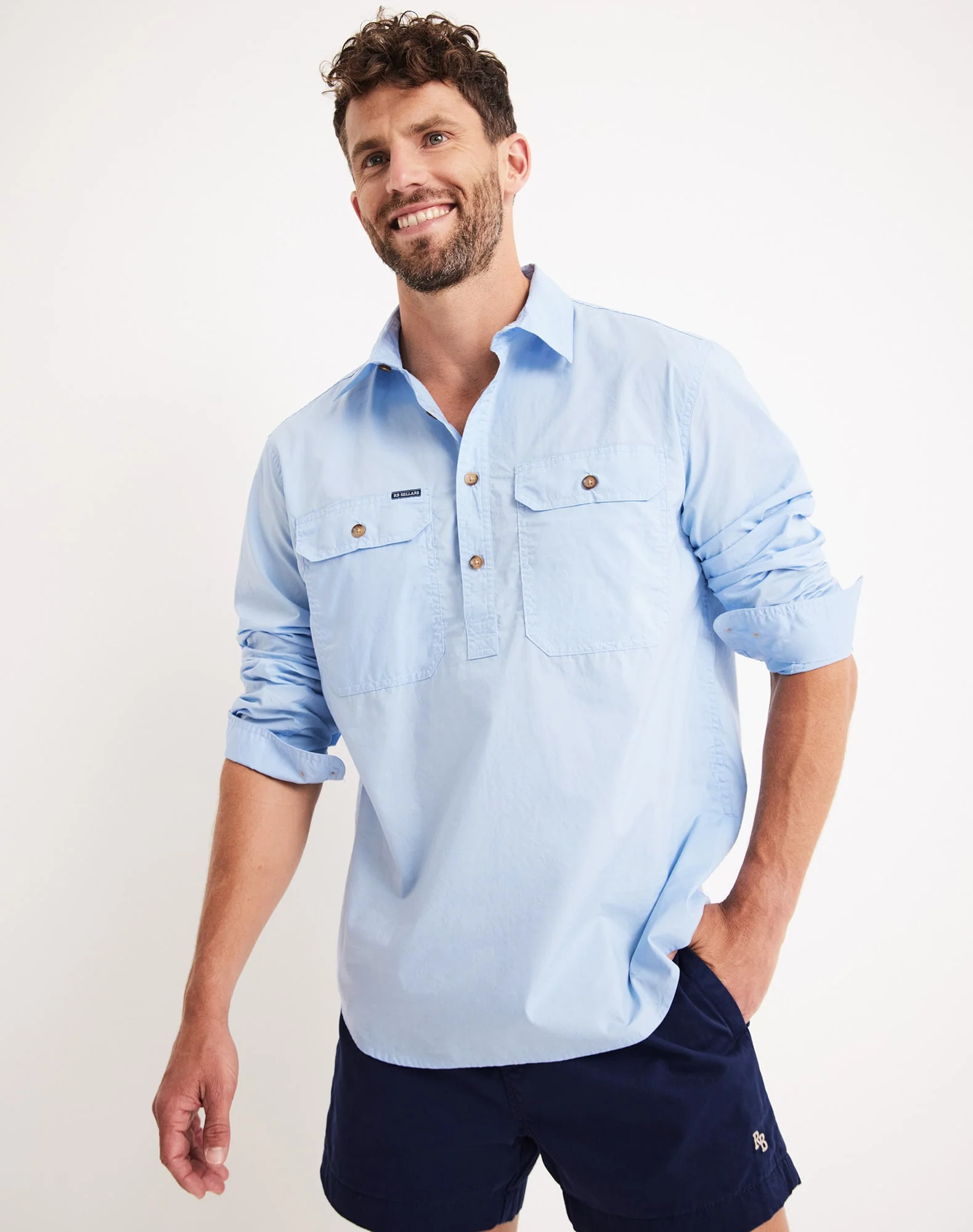 Territory Shirt - Long Sleeve Light Weight - Australian Cotton