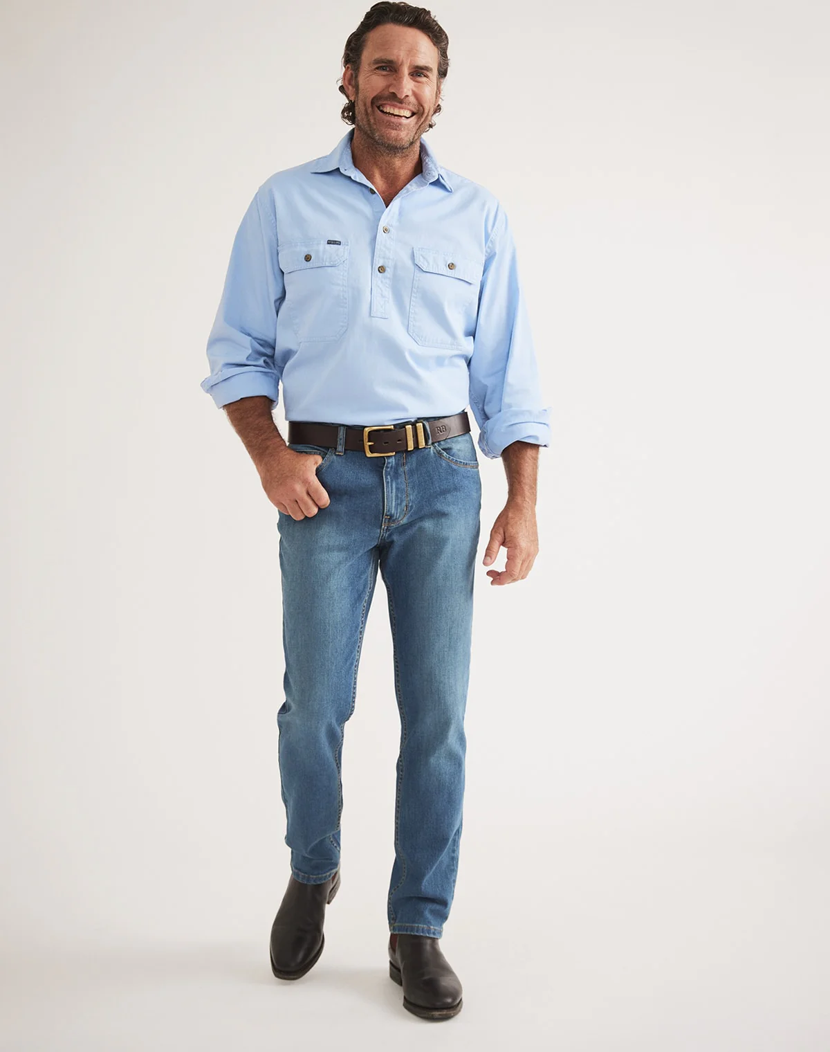 Burton Workshirt - Half Button Long Sleeve Light Weight