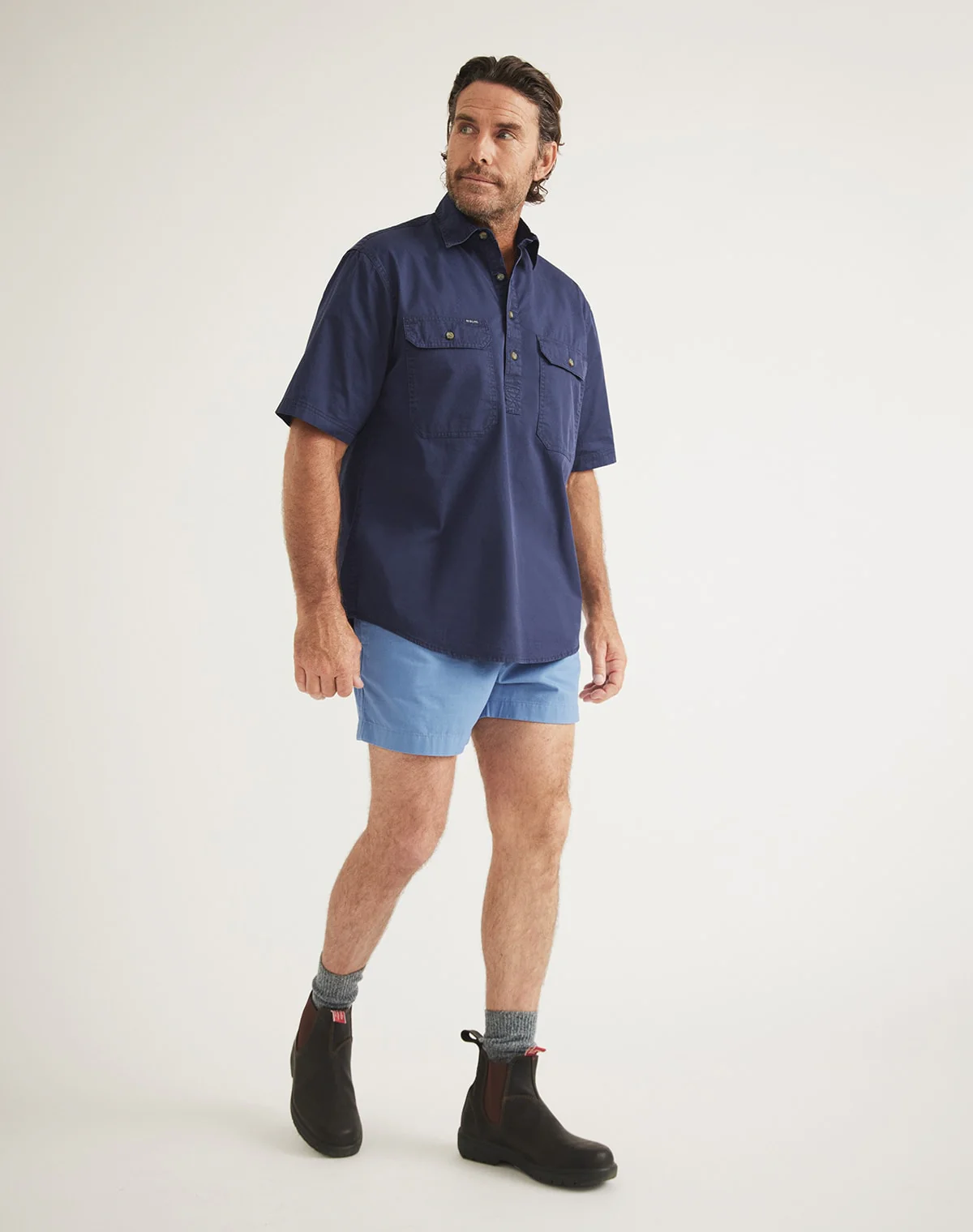 Burton Workshirt - Half Button Short Sleeve Light Weight