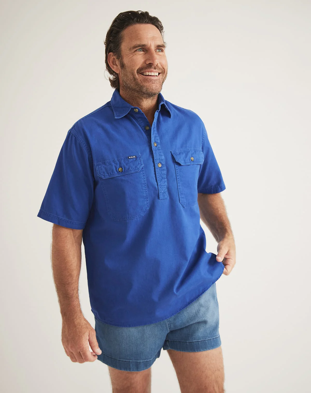 Burton Workshirt - Half Button Short Sleeve Light Weight
