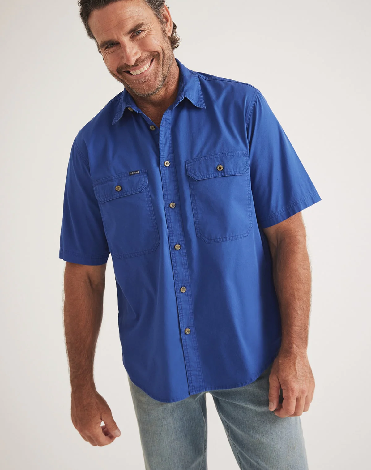 Burton Workshirt - Full Button Short Sleeve Light Weight