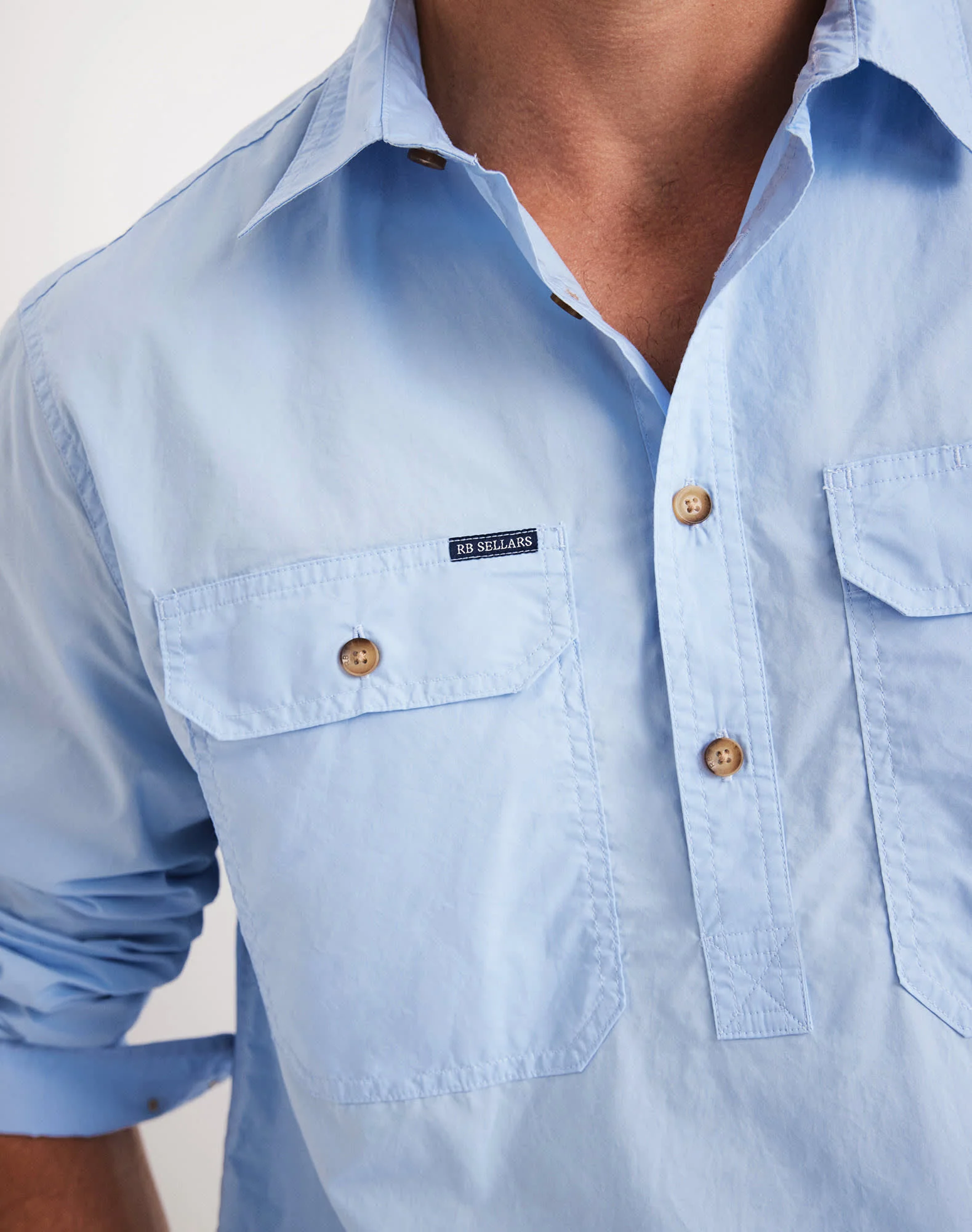 Territory Shirt - Long Sleeve Light Weight - Australian Cotton