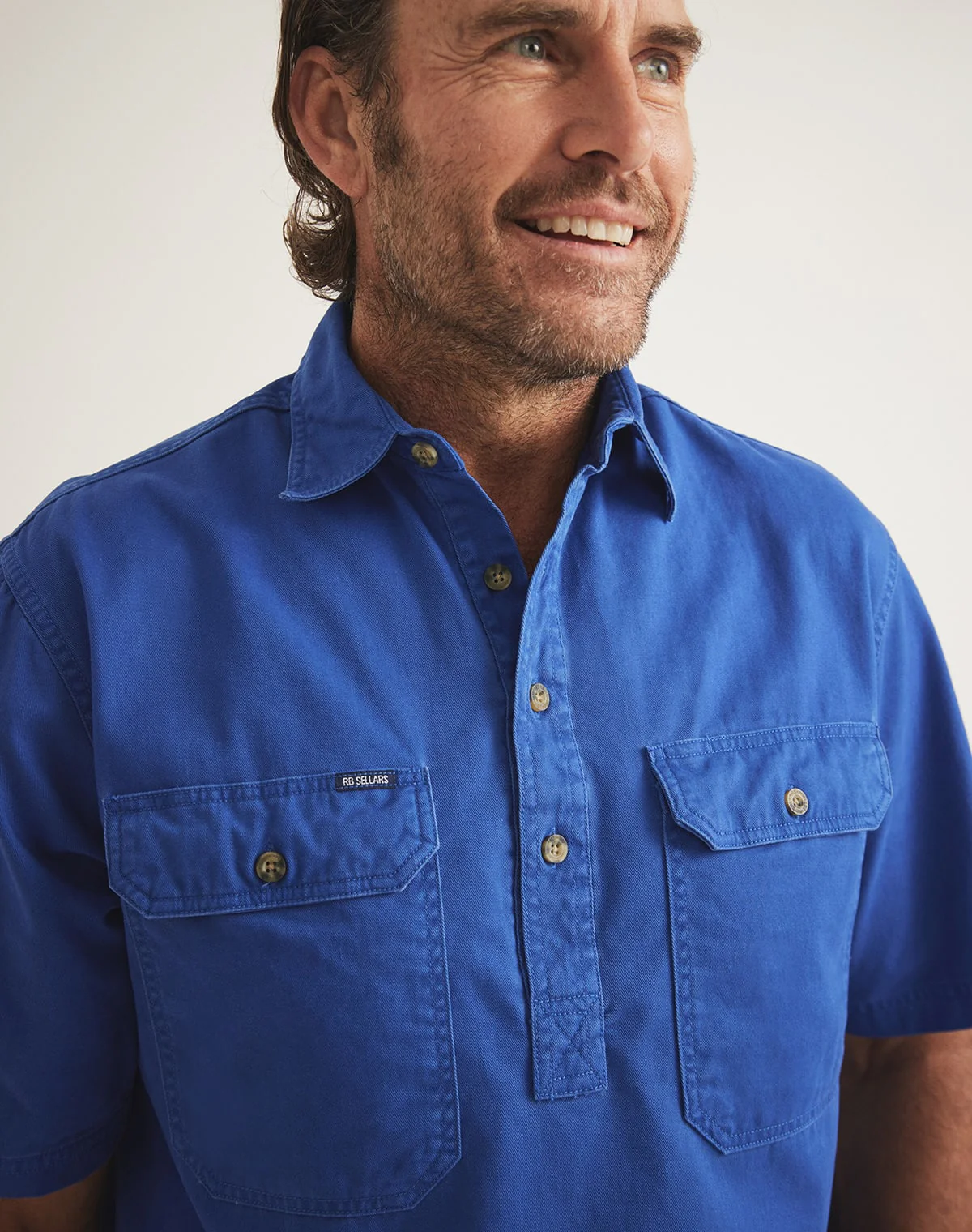 Burton Workshirt - Half Button Short Sleeve Mid Weight - Ltd