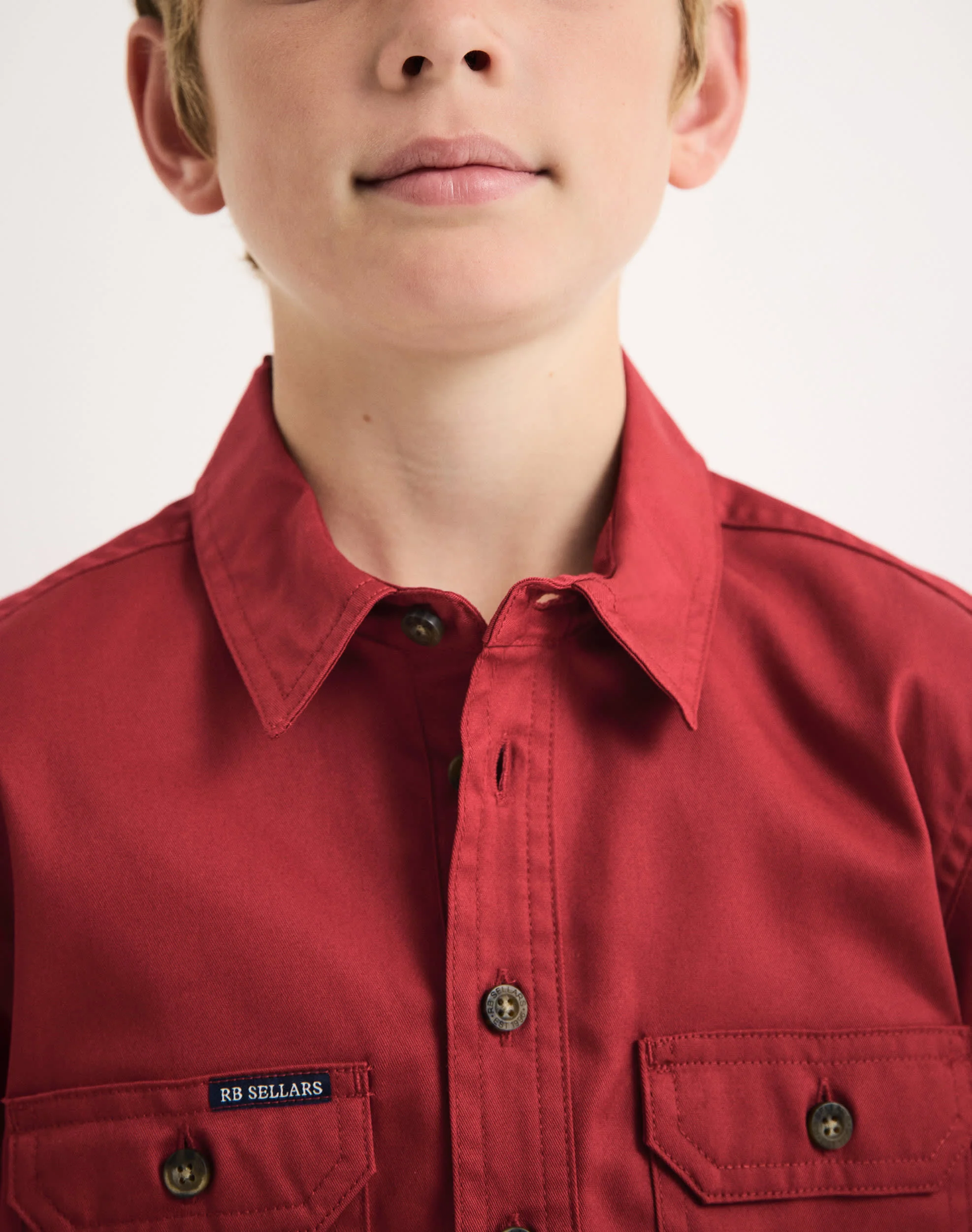 Burton Junior Workshirt - Light Weight - Australian Cotton