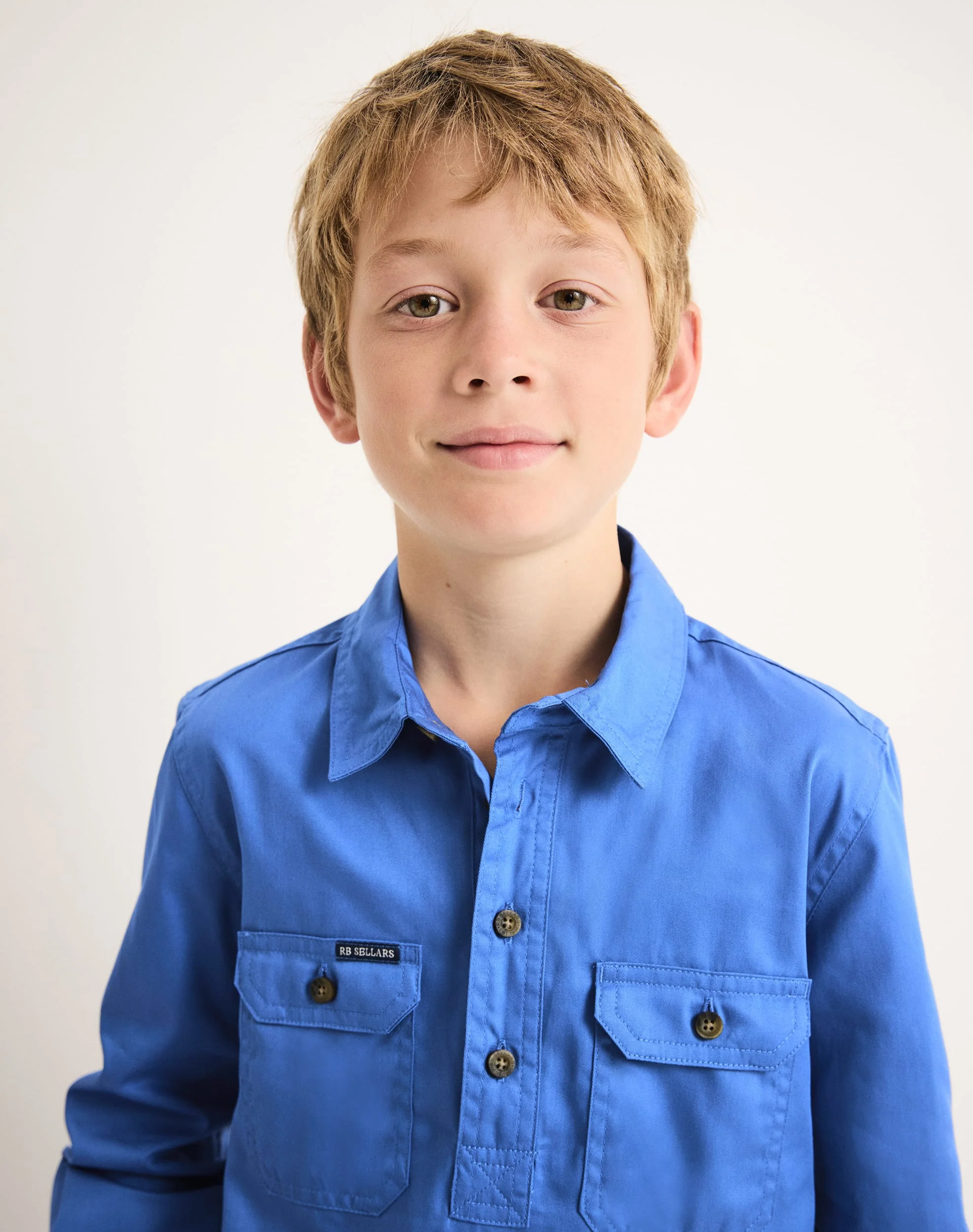 Burton Junior Workshirt - Light Weight - Australian Cotton