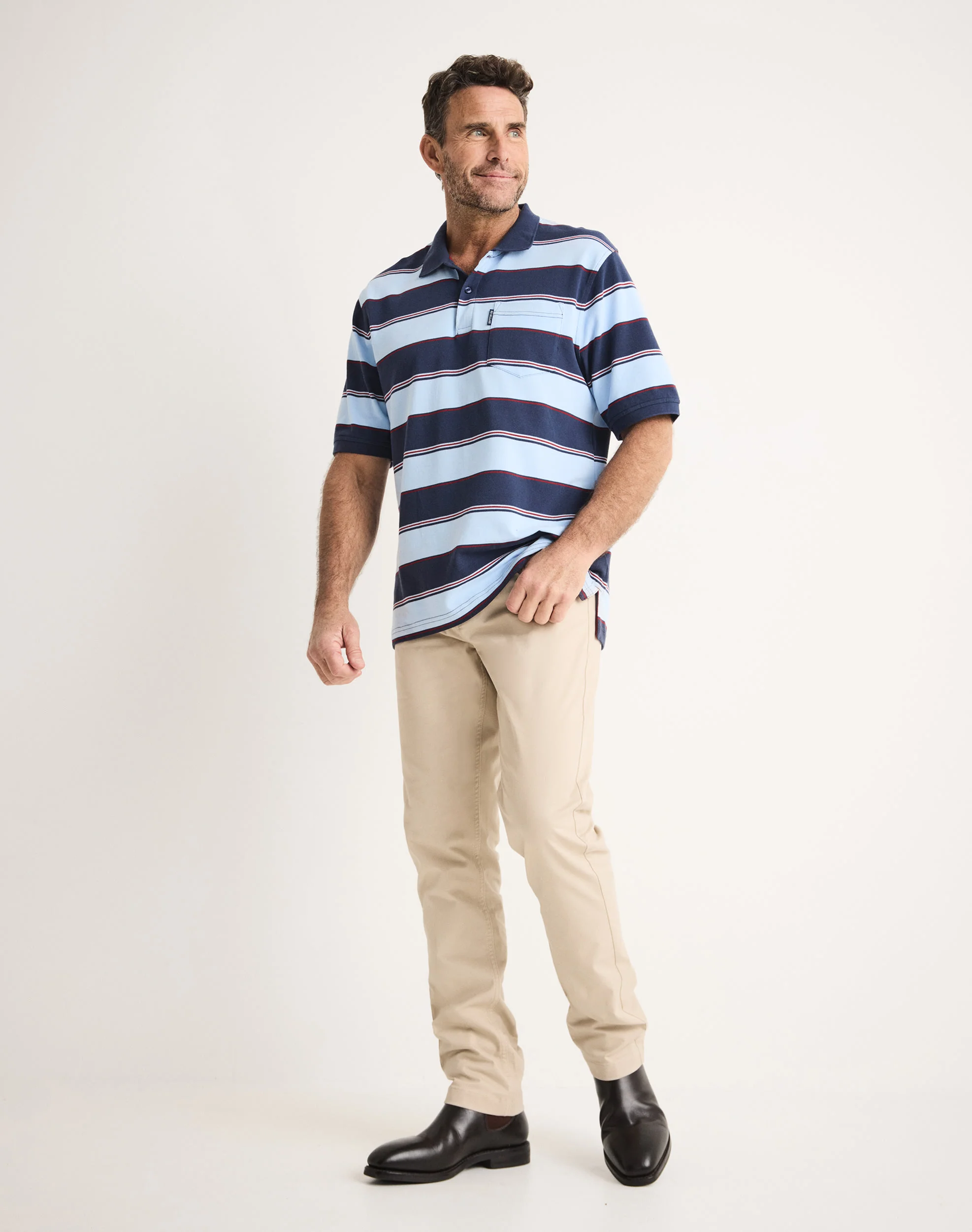 Men's 5 Pocket Chino - 34 Inleg