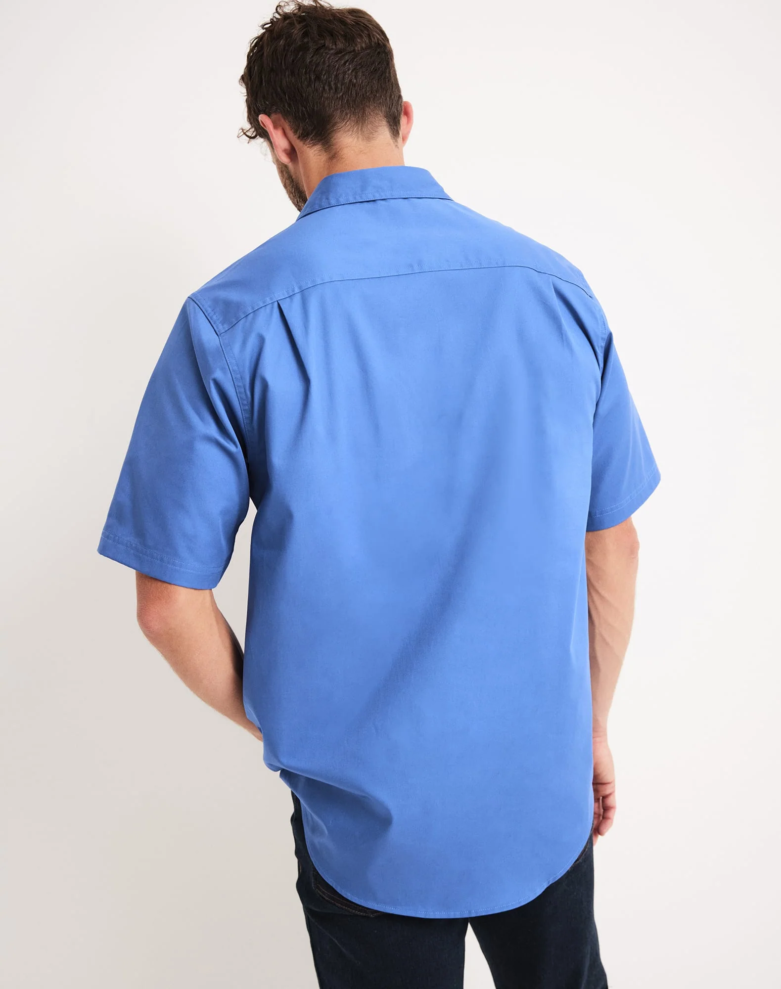 Burton Workshirt - Half Button Short Sleeve Light Weight - Australian Cotton