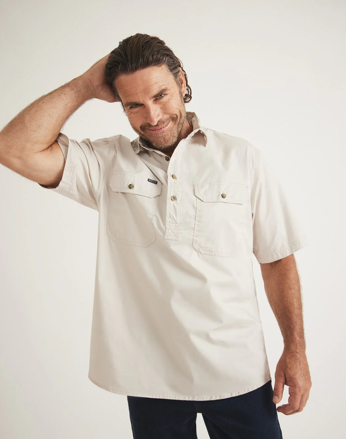 Burton Workshirt - Half Button Short Sleeve Mid Weight - Ltd