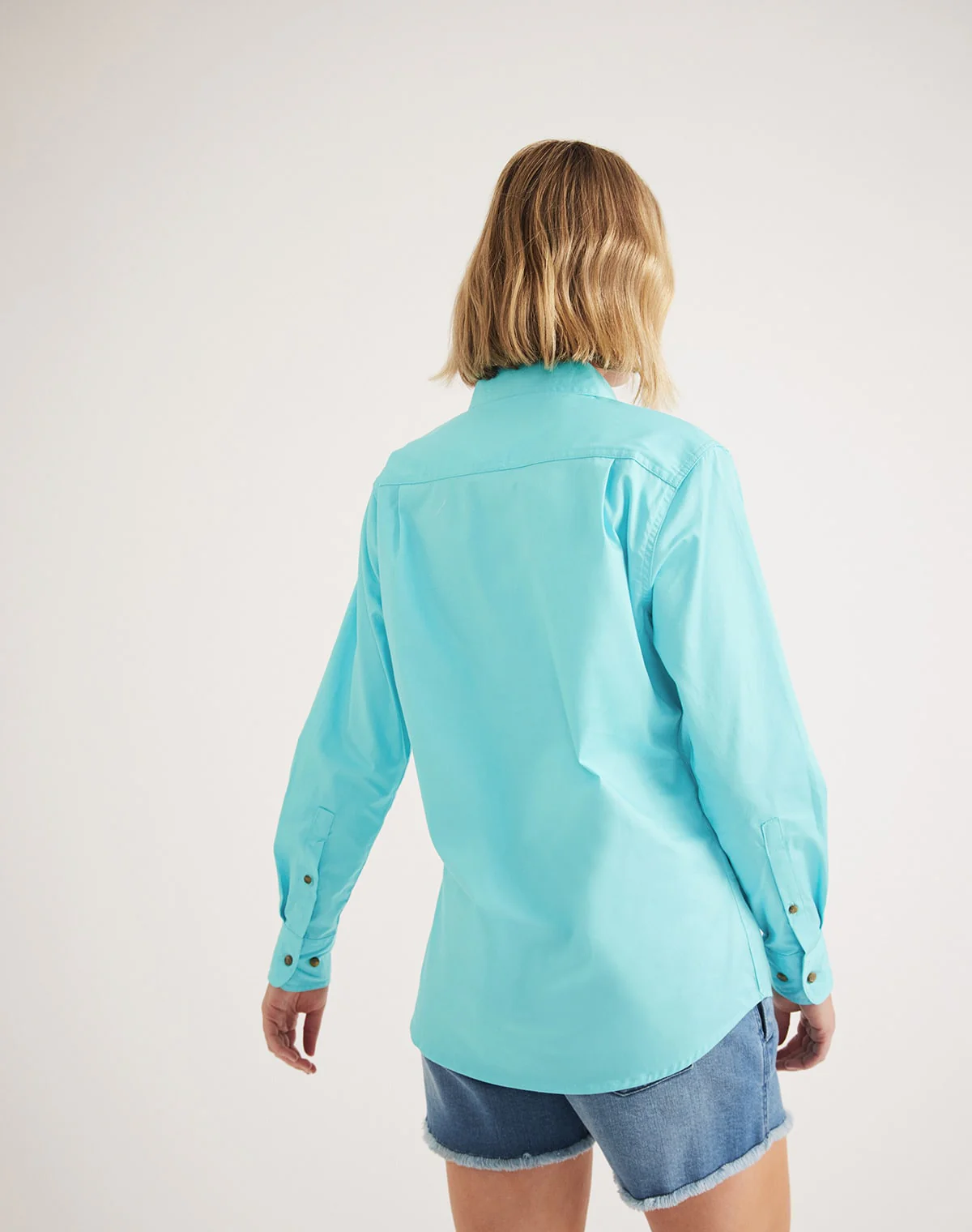Sandy Workshirt - Half Button Long Sleeve Light Weight
