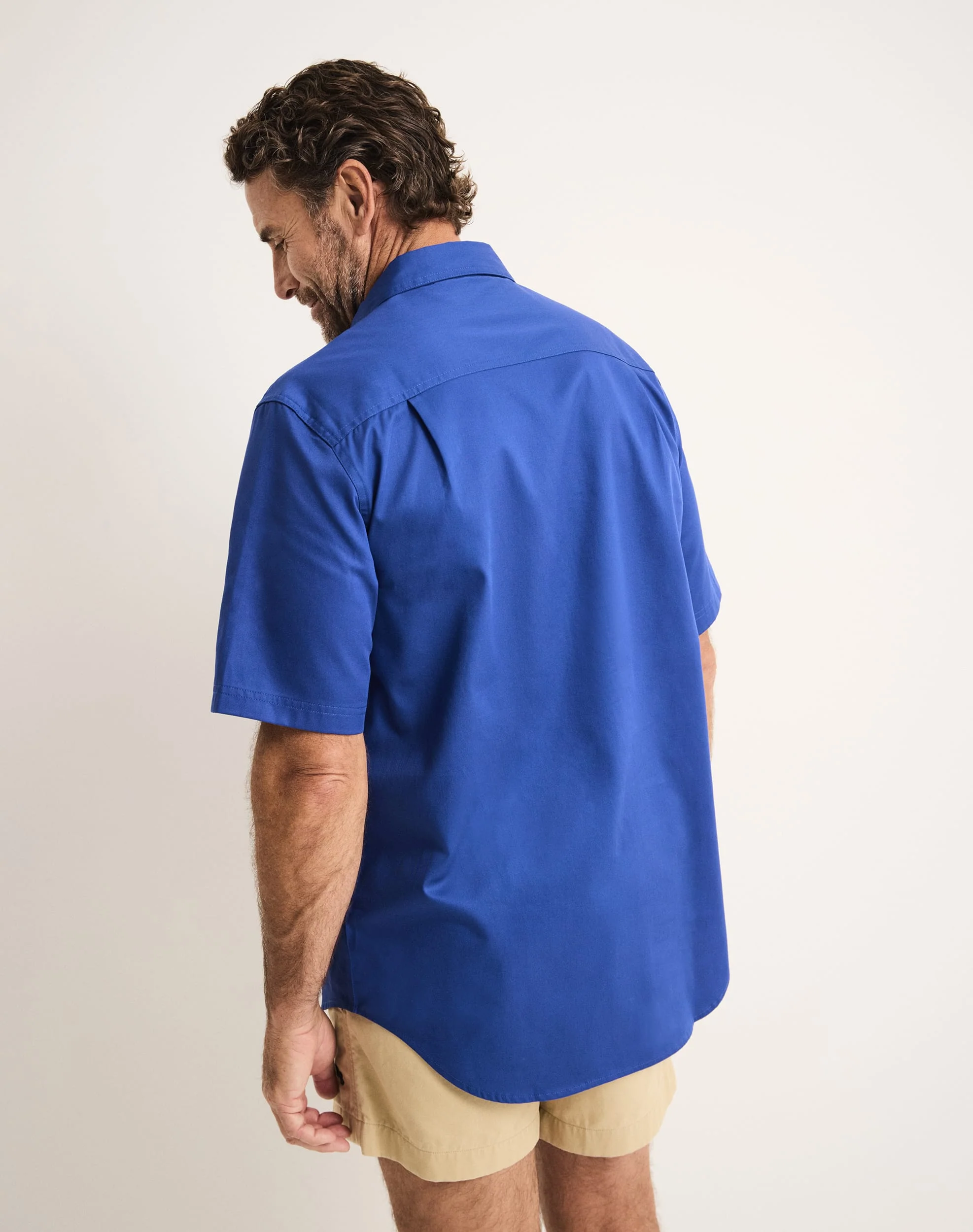 Burton Workshirt - Full Button Short Sleeve Light Weight - Australian Cotton