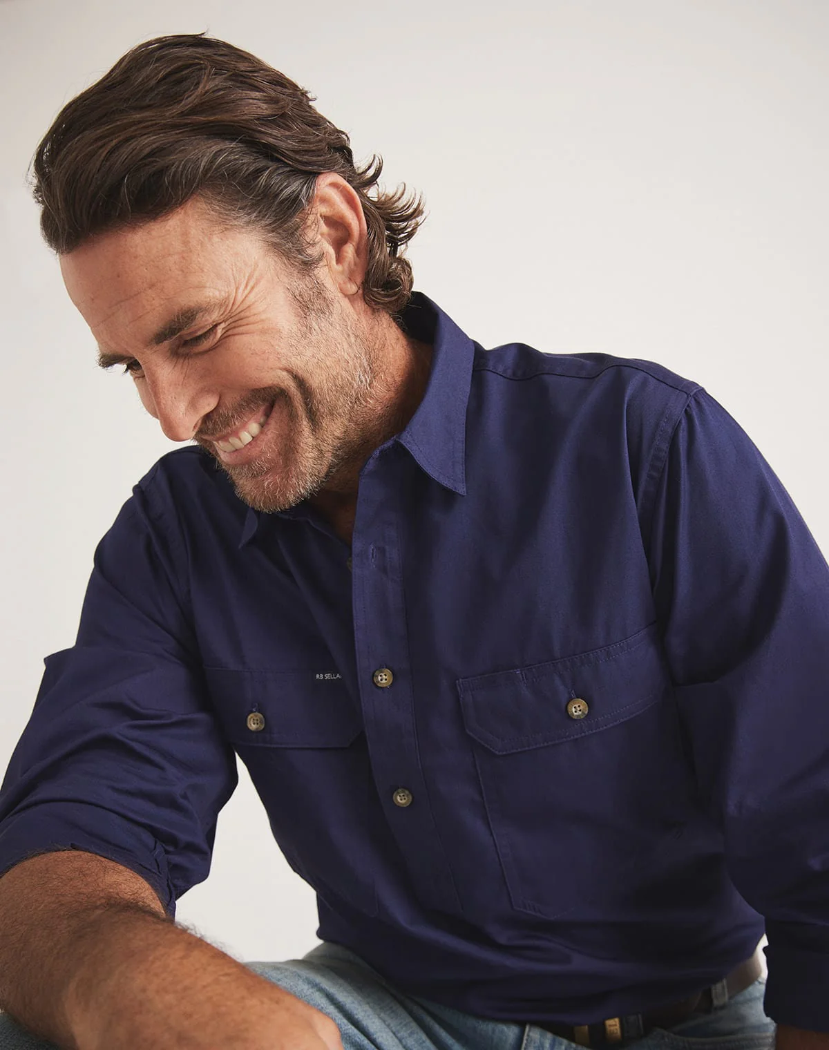 Burton Workshirt - Half Button Long Sleeve Mid Weight