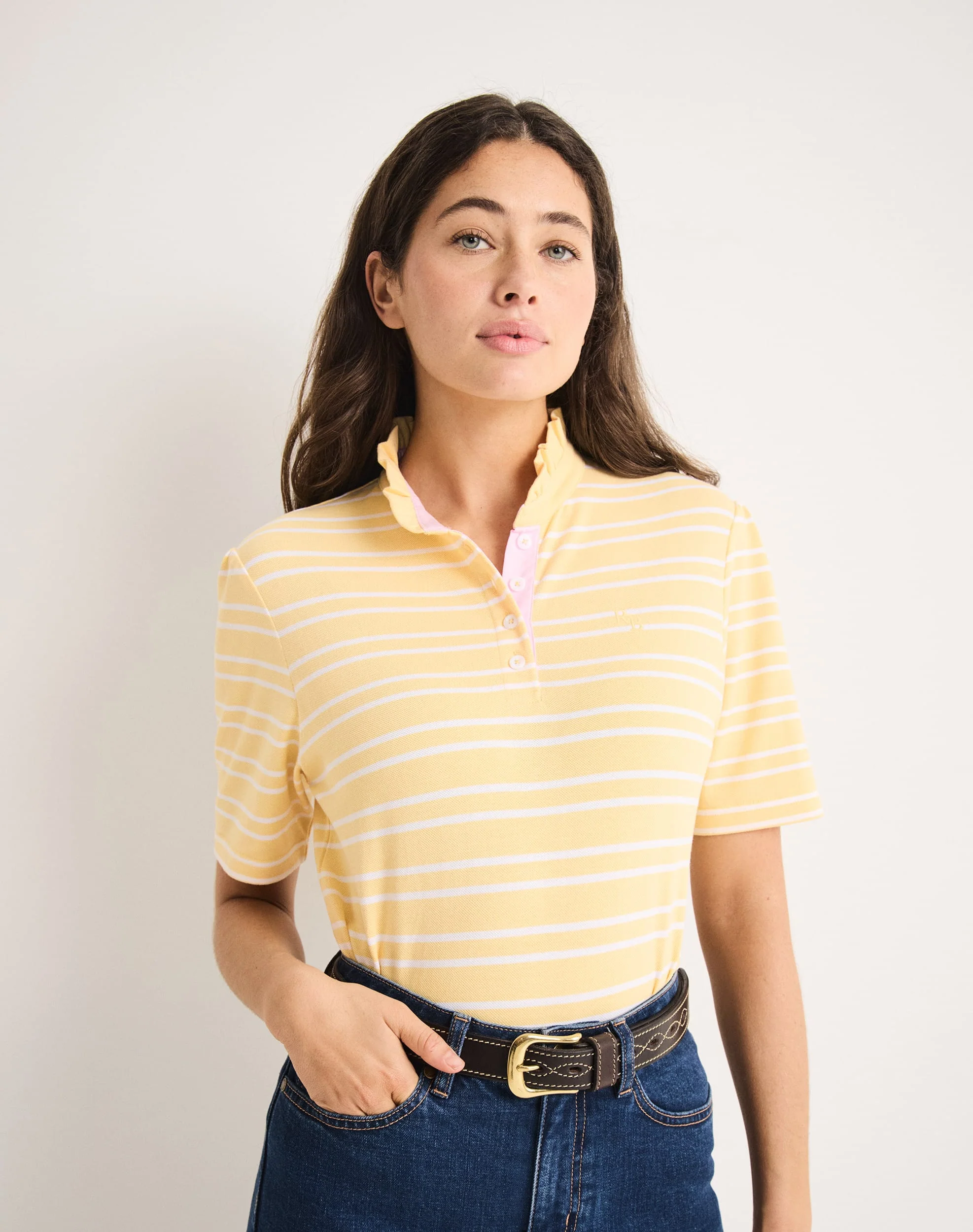 Ruffle Polo
