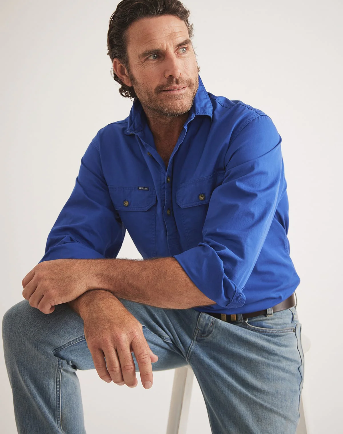 Burton Workshirt - Half Button Long Sleeve Mid Weight