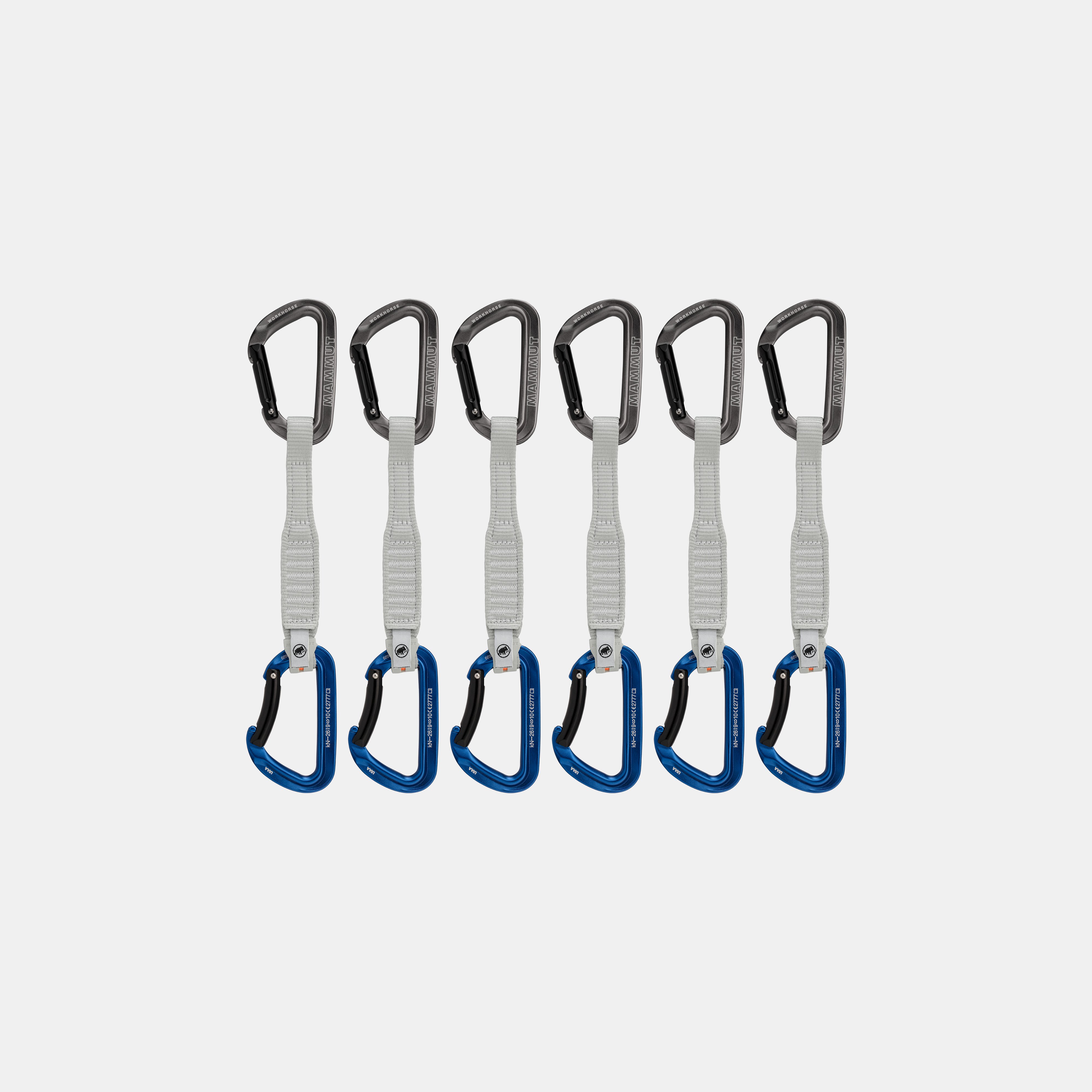 Workhorse Keylock 17 cm 6-Pack Quickdraws