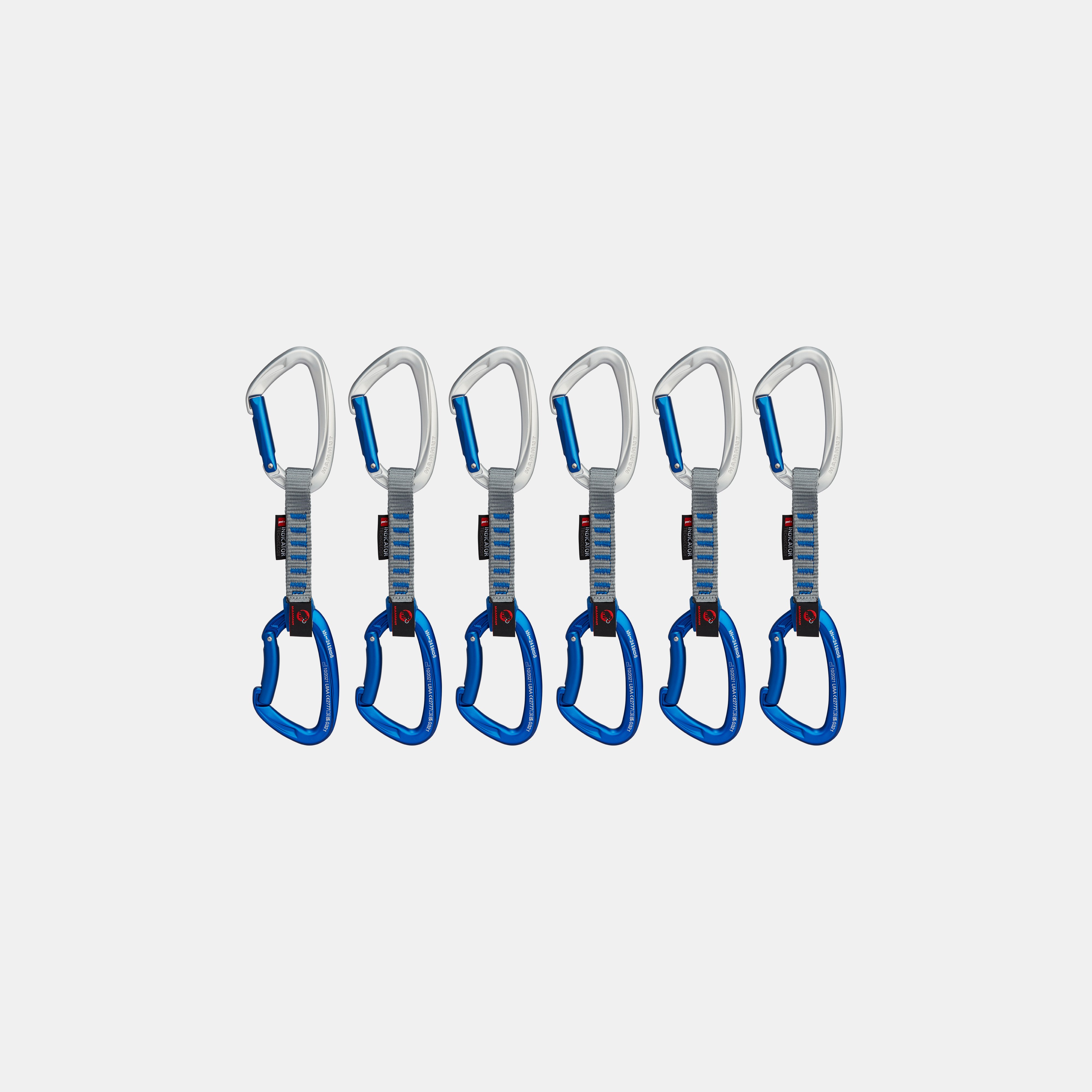 Crag Keylock 10 cm Indicator 6-Pack Quickdraws