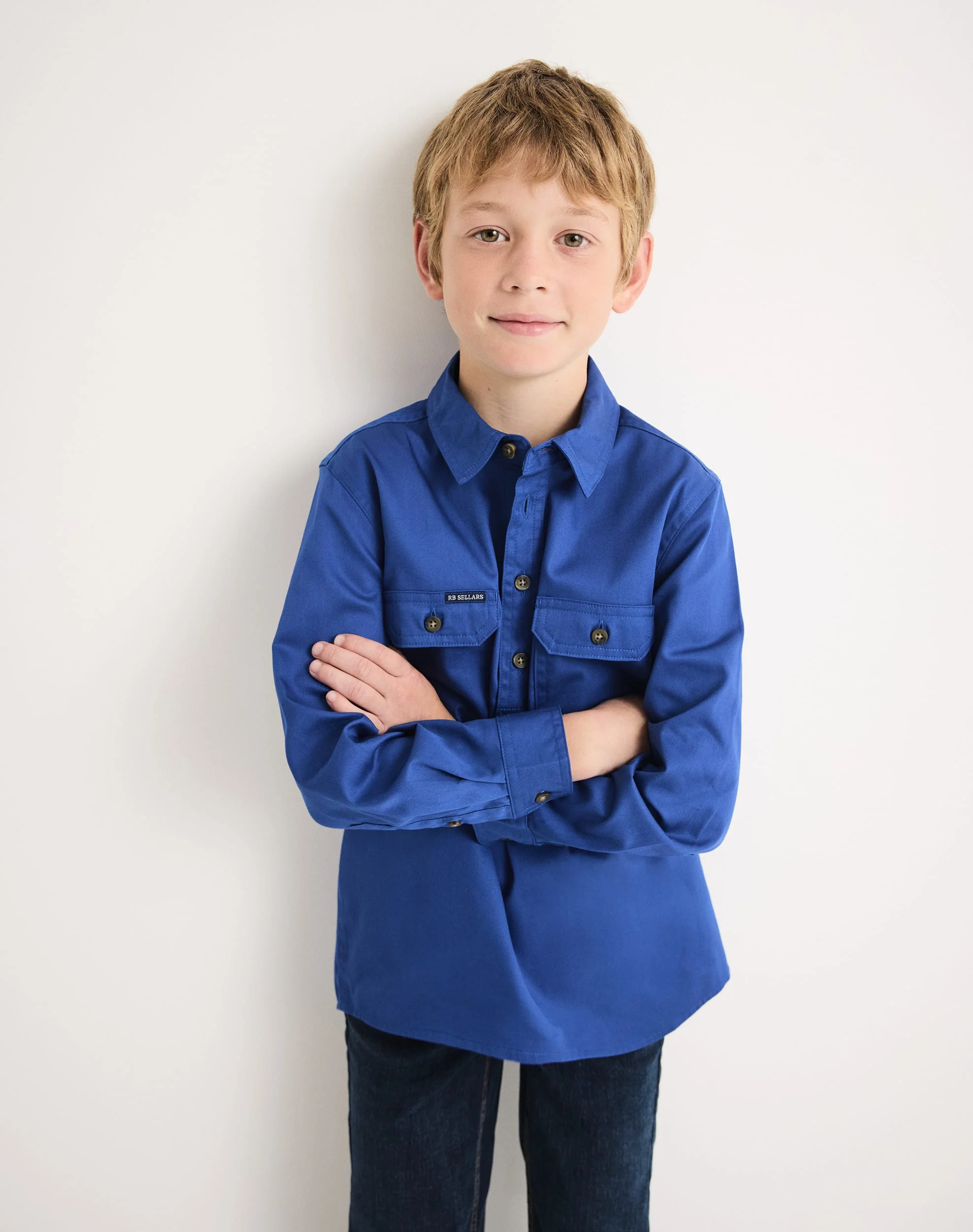 Burton Junior Workshirt - Light Weight - Australian Cotton