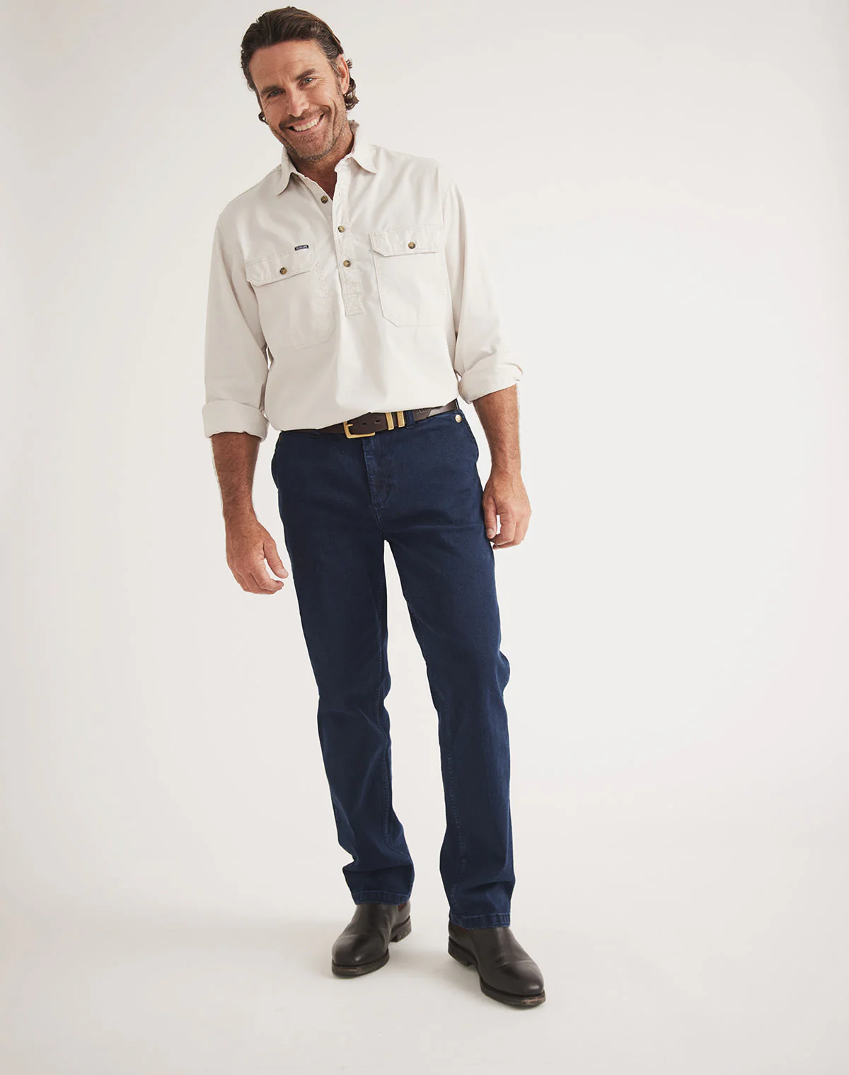 Burton Workshirt - Half Button Long Sleeve Light Weight