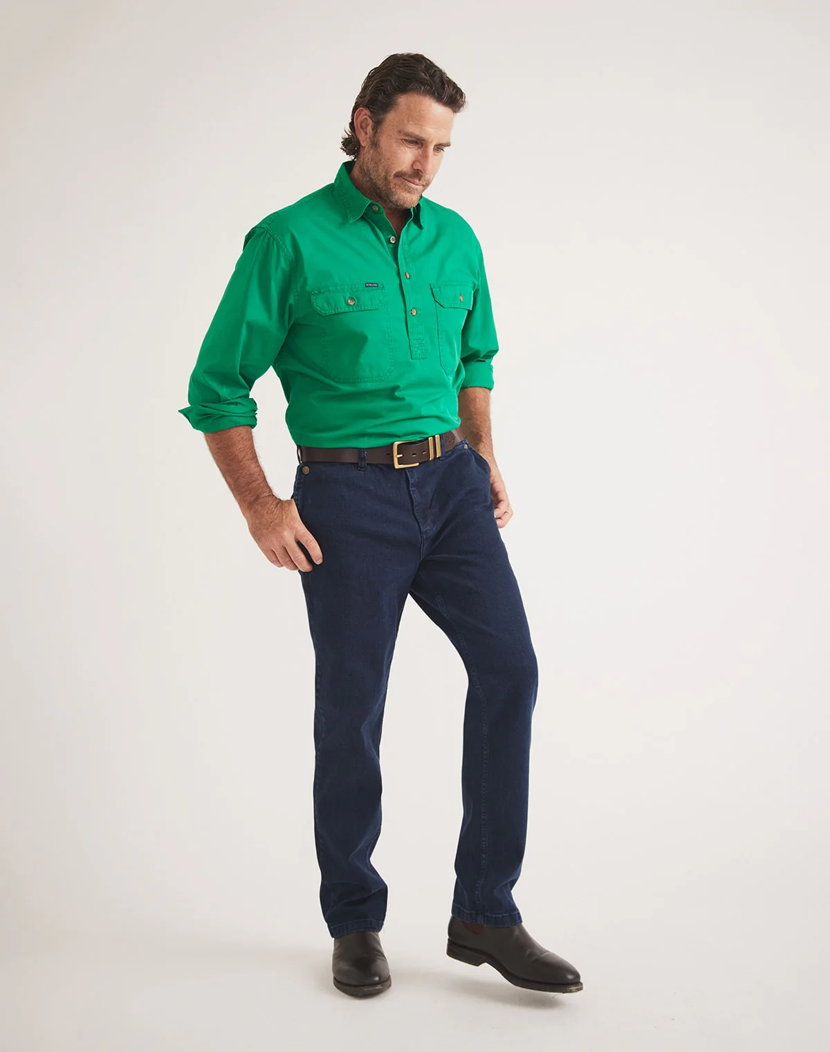 Burton Workshirt - Half Button Long Sleeve Light Weight