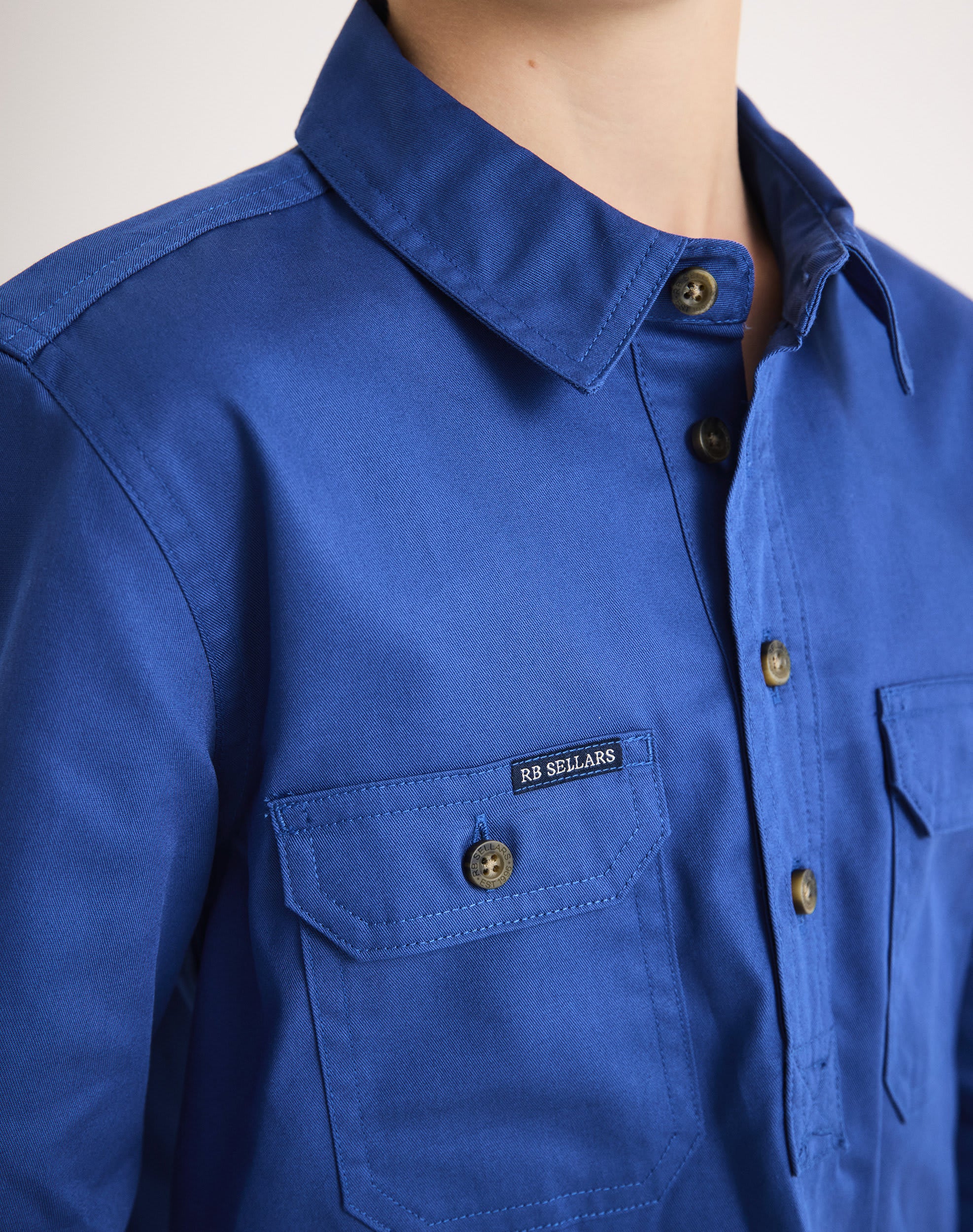Burton Junior Workshirt - Light Weight - Australian Cotton