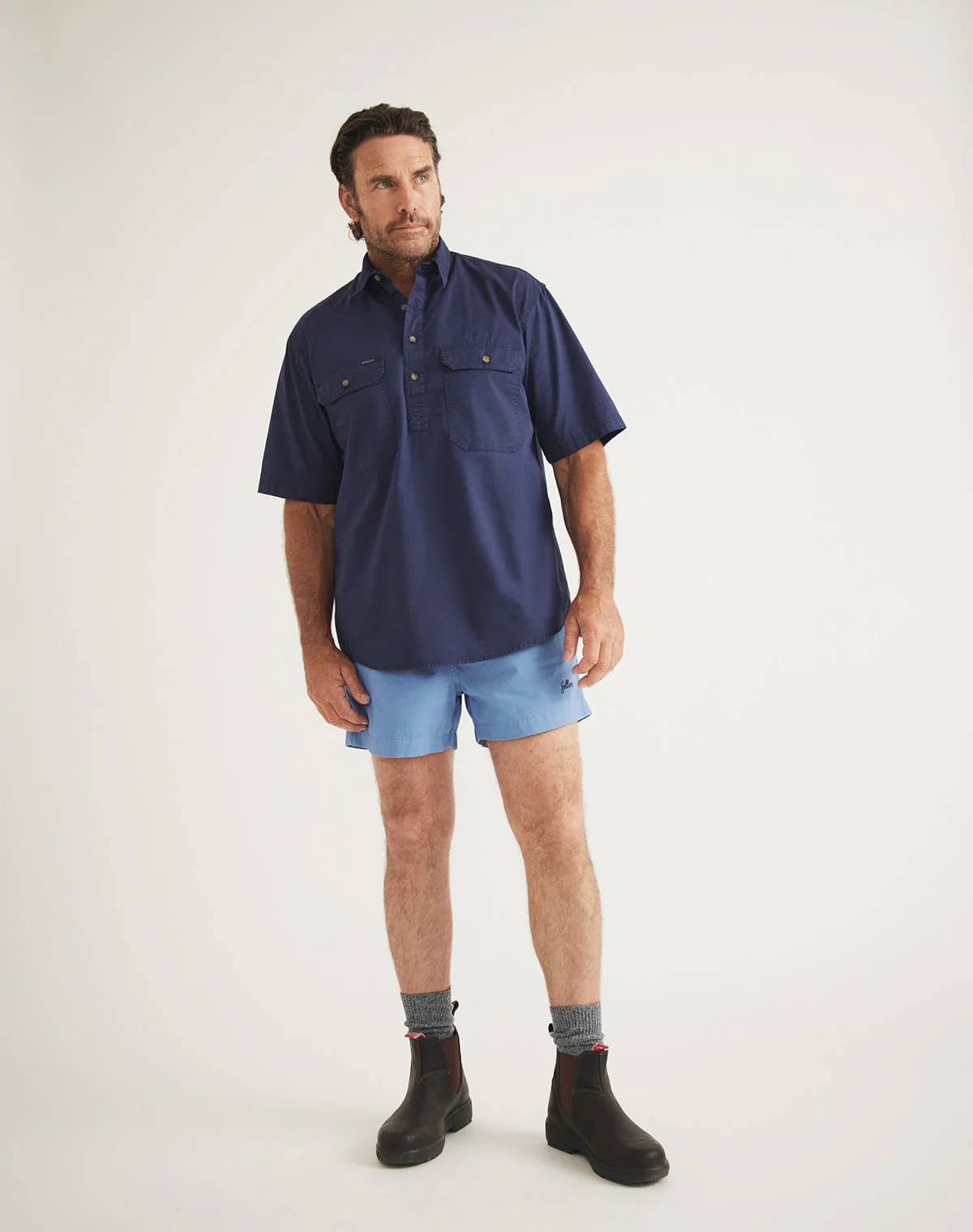 Burton Workshirt - Half Button Short Sleeve Mid Weight - Ltd