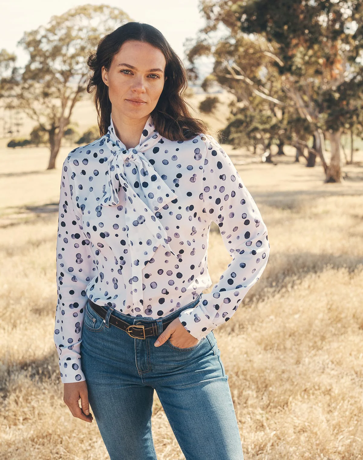 Armidale Bow Blouse