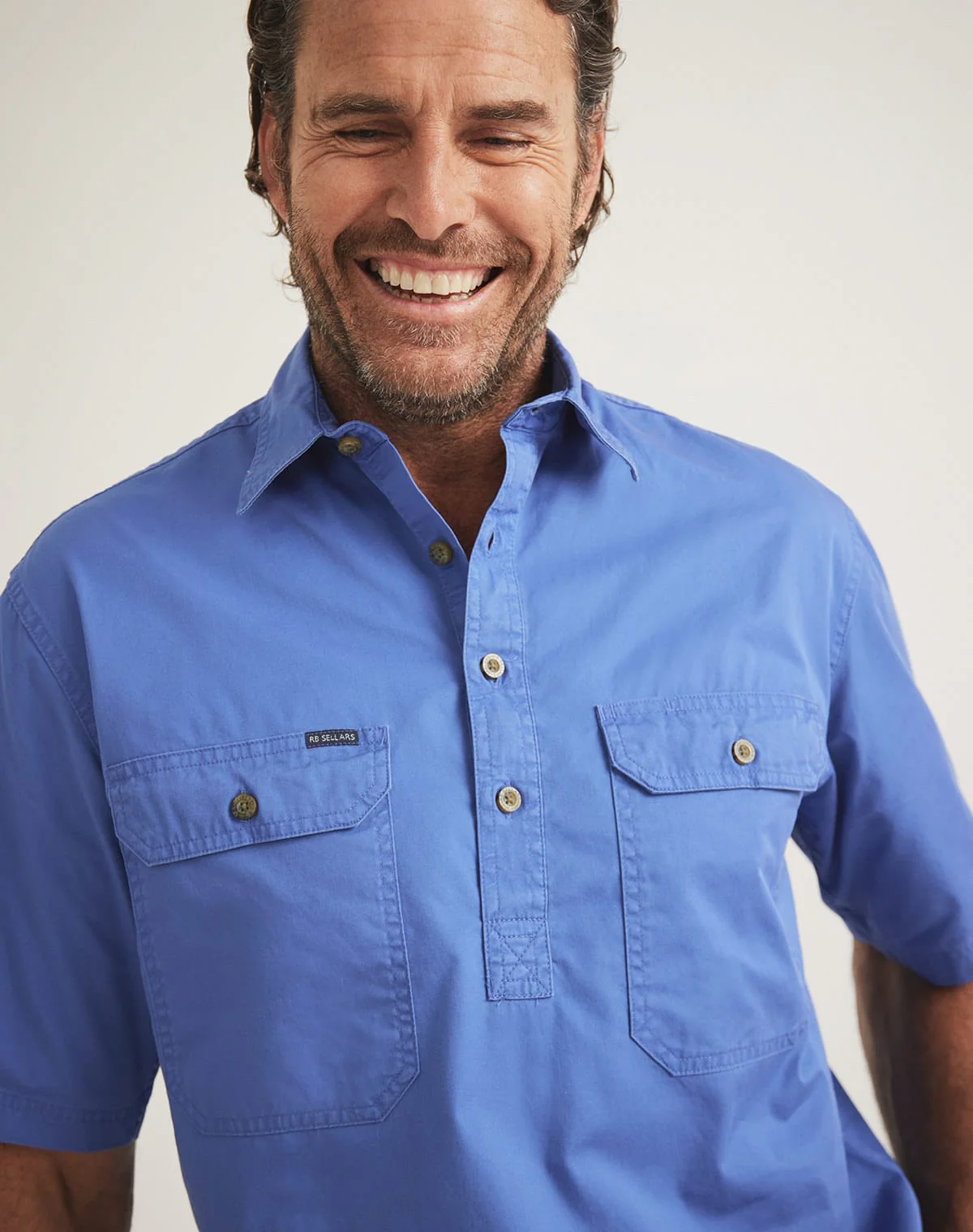 Burton Workshirt - Half Button Short Sleeve Light Weight