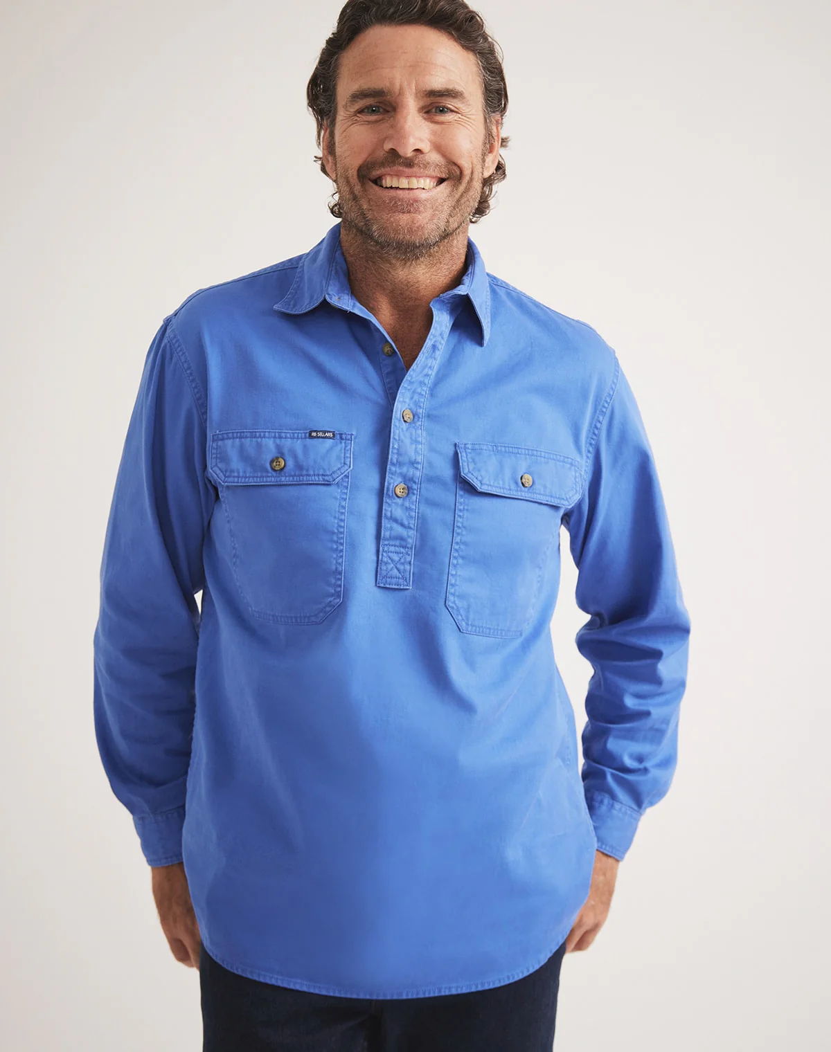 Burton Workshirt - Half Button Long Sleeve Heavy Weight - Ltd