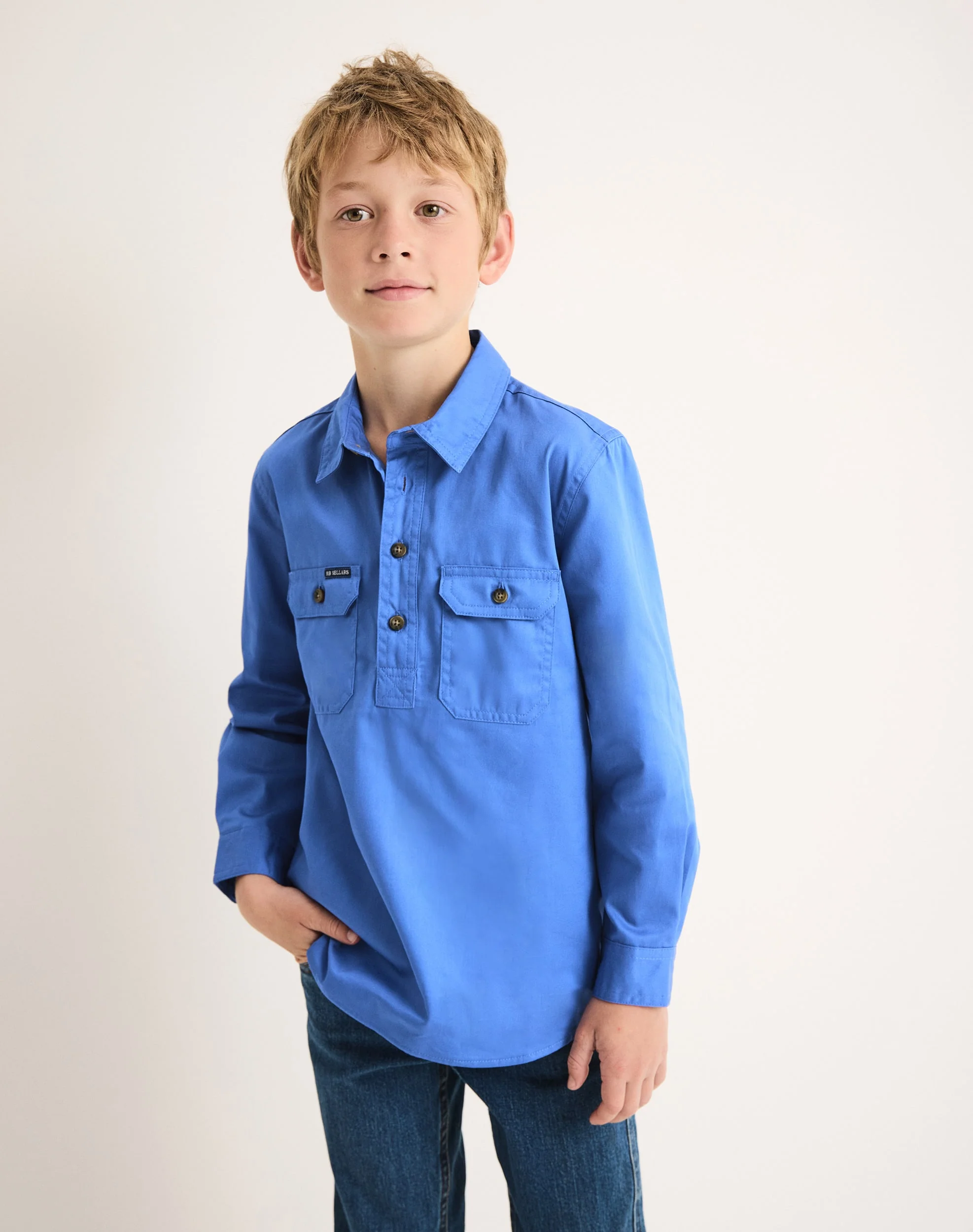 Burton Junior Workshirt - Light Weight - Australian Cotton