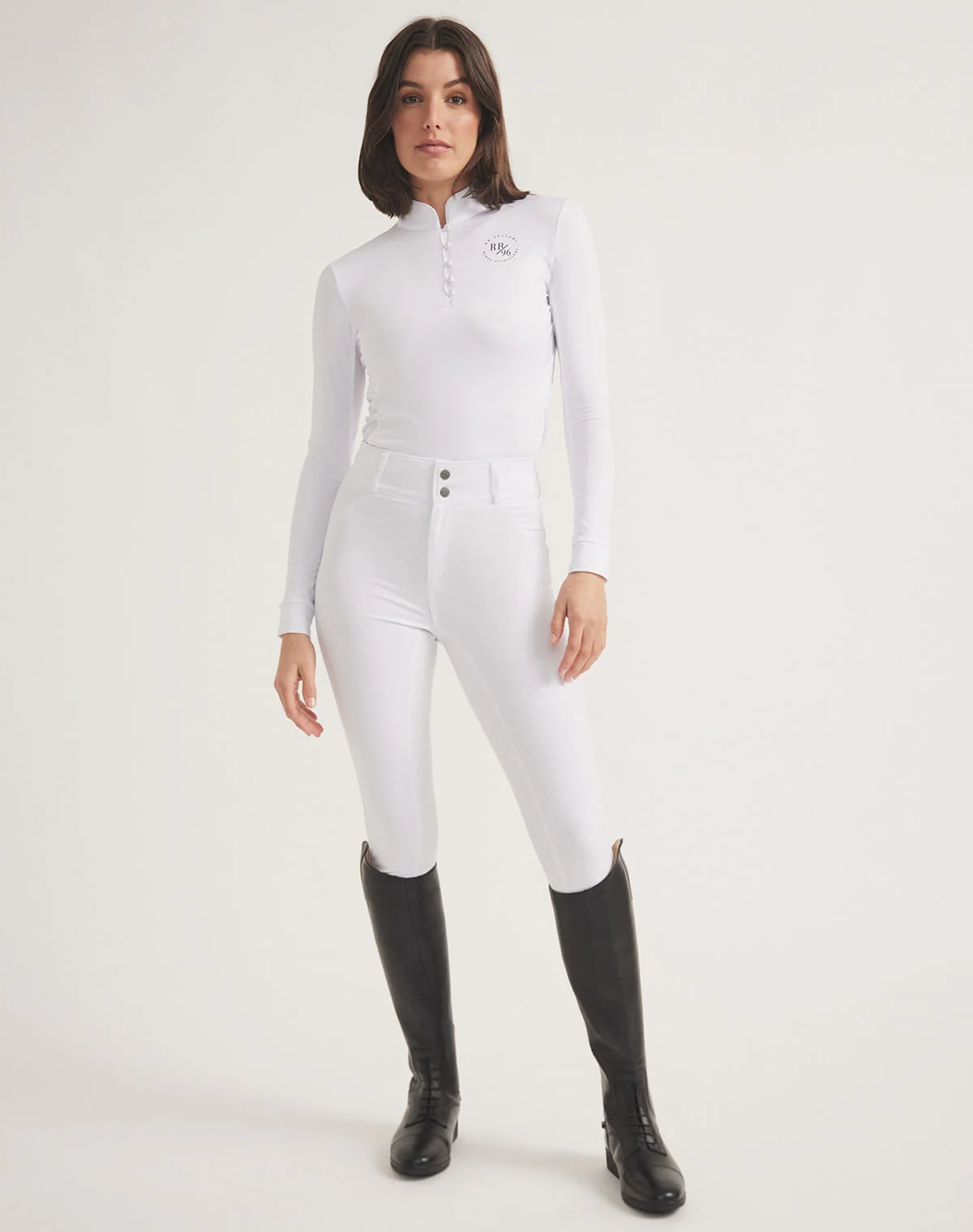 Sarina Half Button Base Layer Top